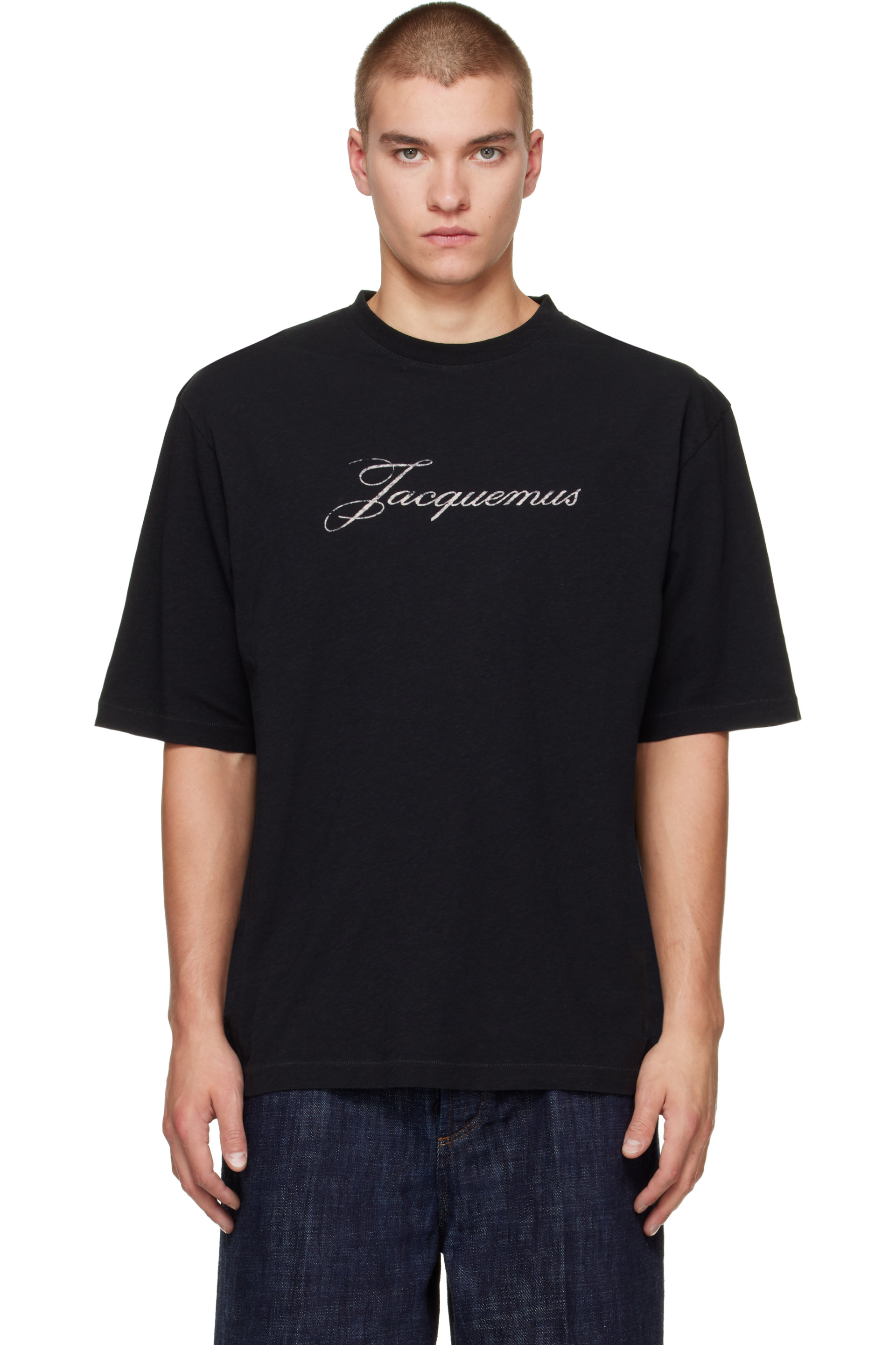 JACQUEMUS - Black 'The Jacquemus' T-shirt