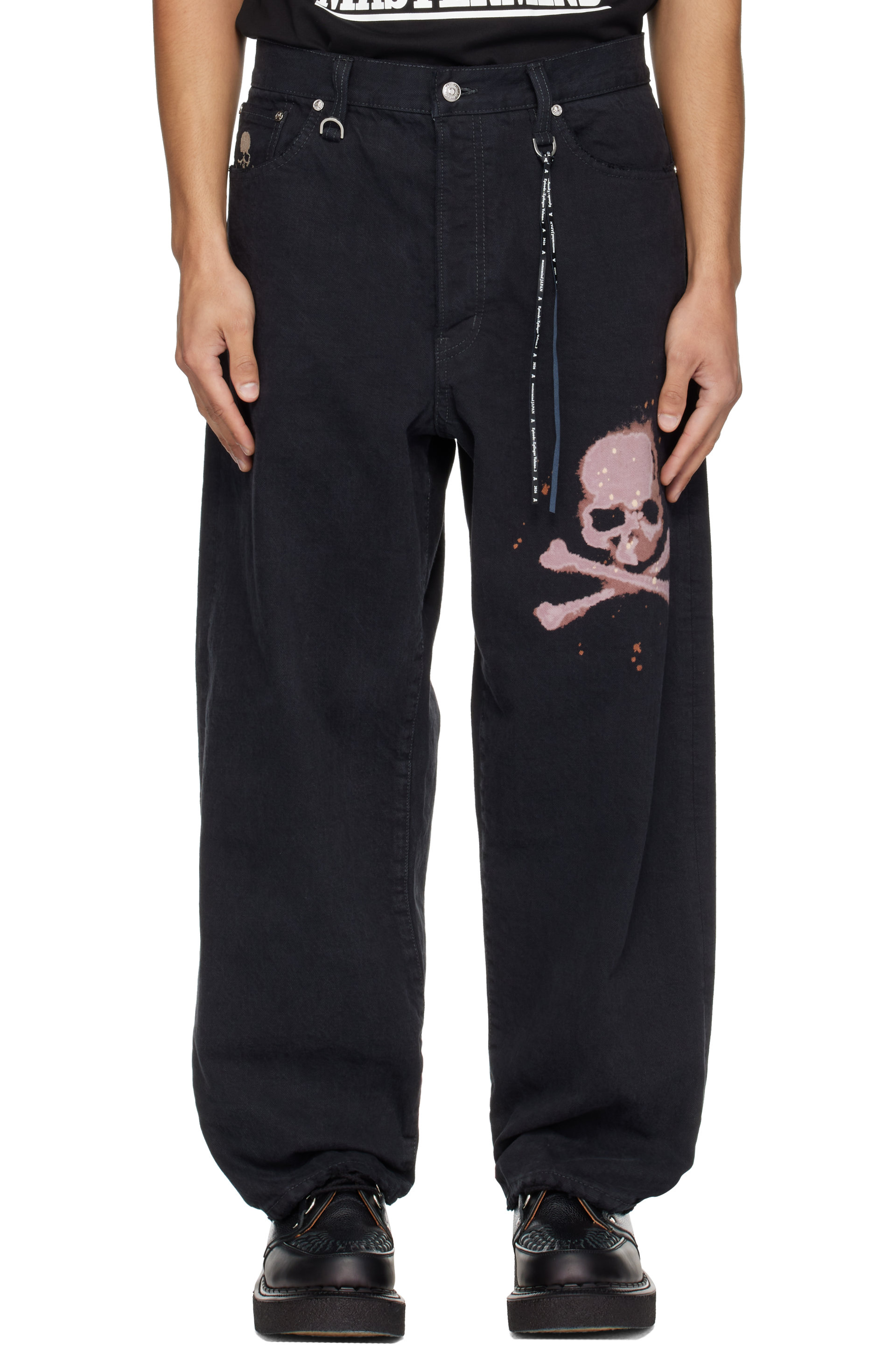 mastermind JAPAN - Black MJ Wide Denim Jeans