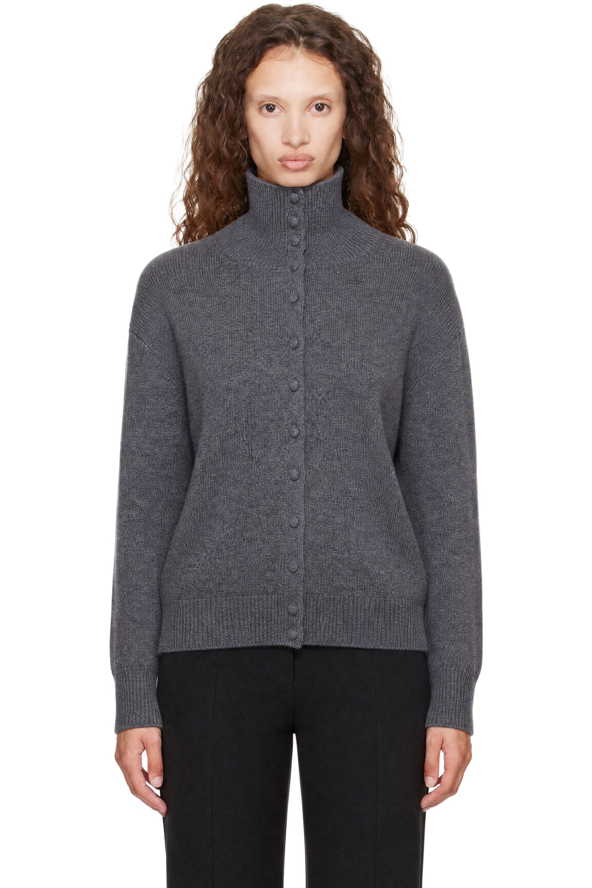 LISA YANG - Gray Denie Cardigan
