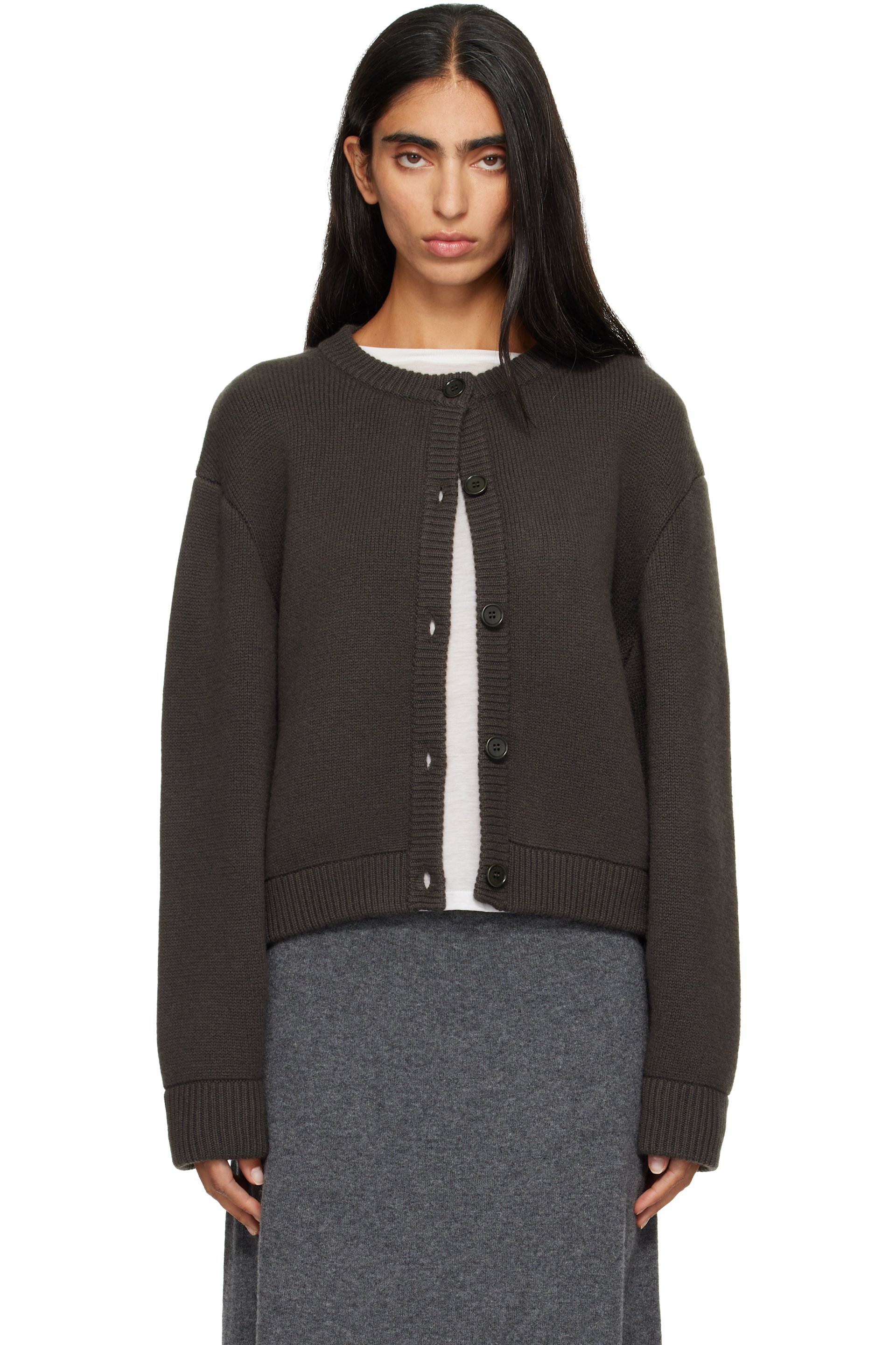 LISA YANG - Khaki Emmylou Cardigan