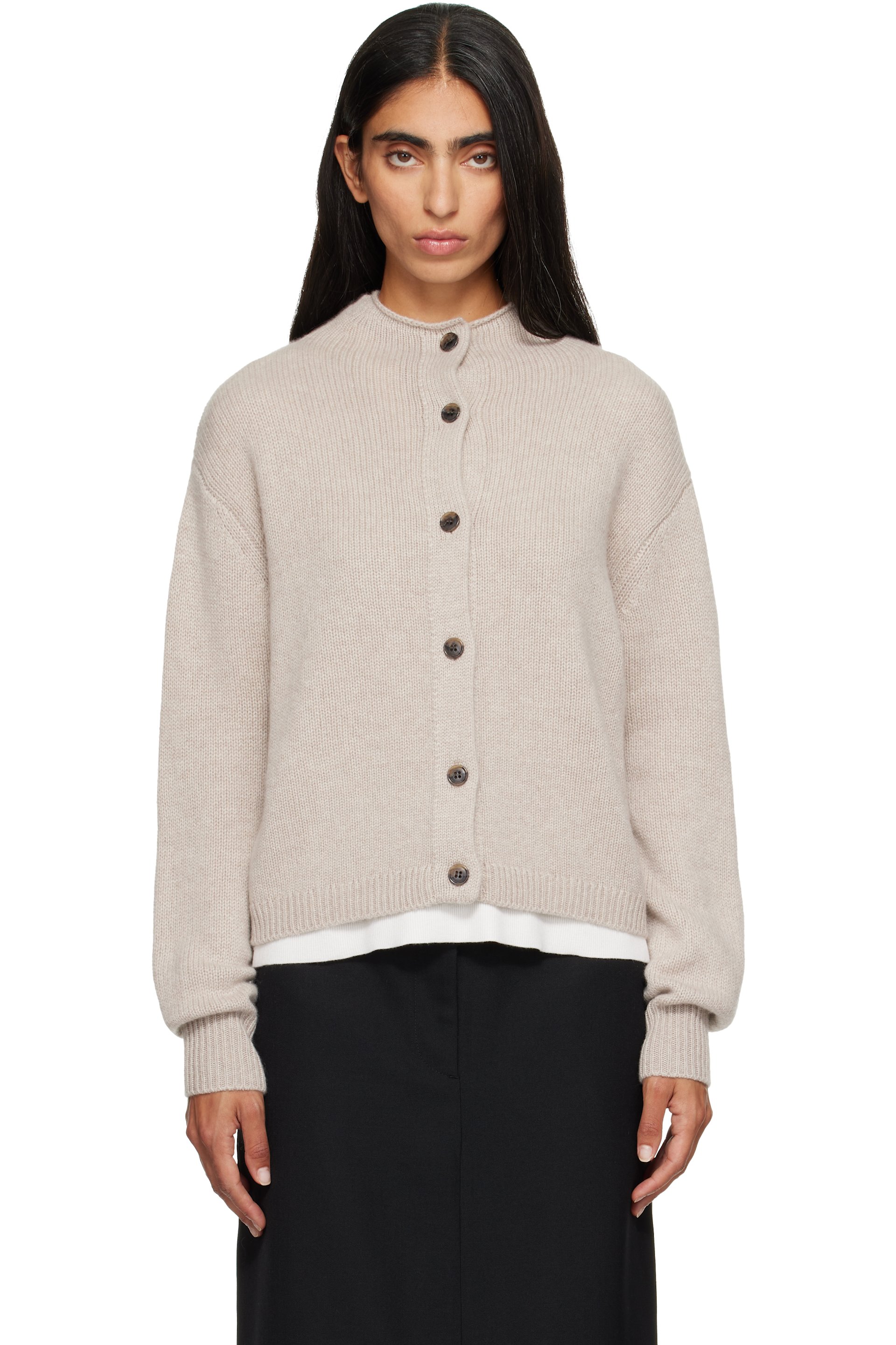 LISA YANG - Beige Zirelle Cardigan