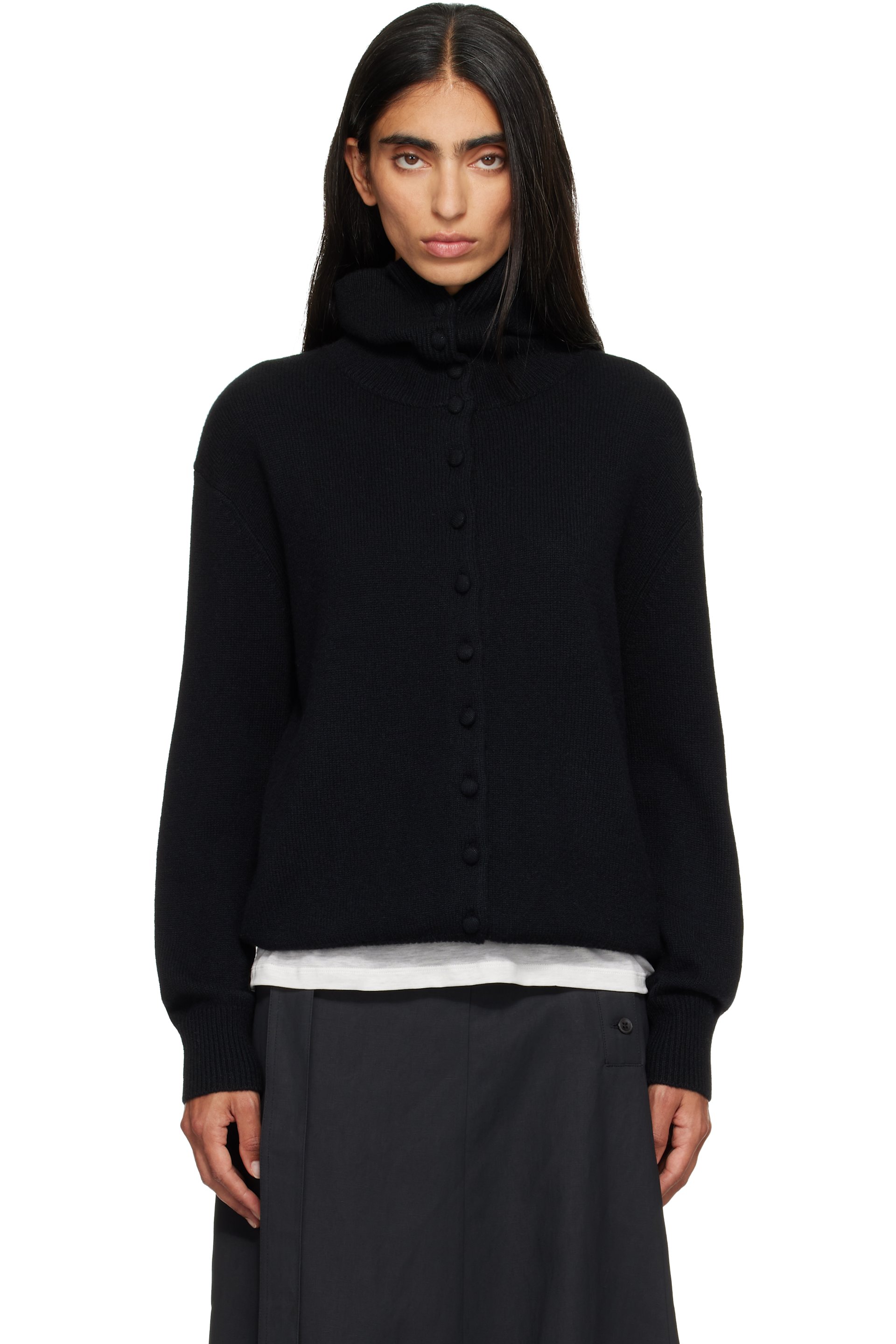 LISA YANG - Black Denie Cardigan