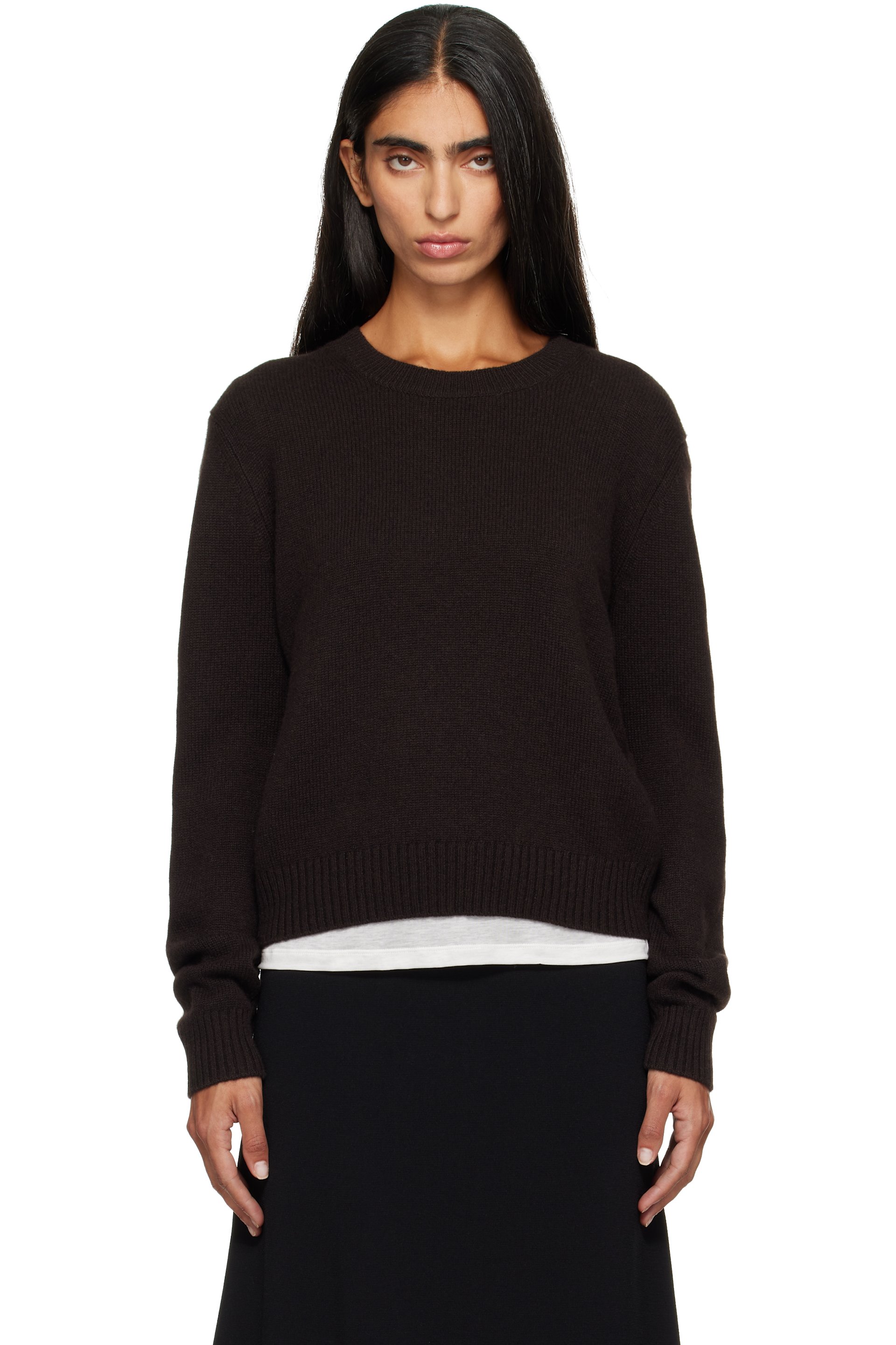 LISA YANG - Brown Mable Sweater