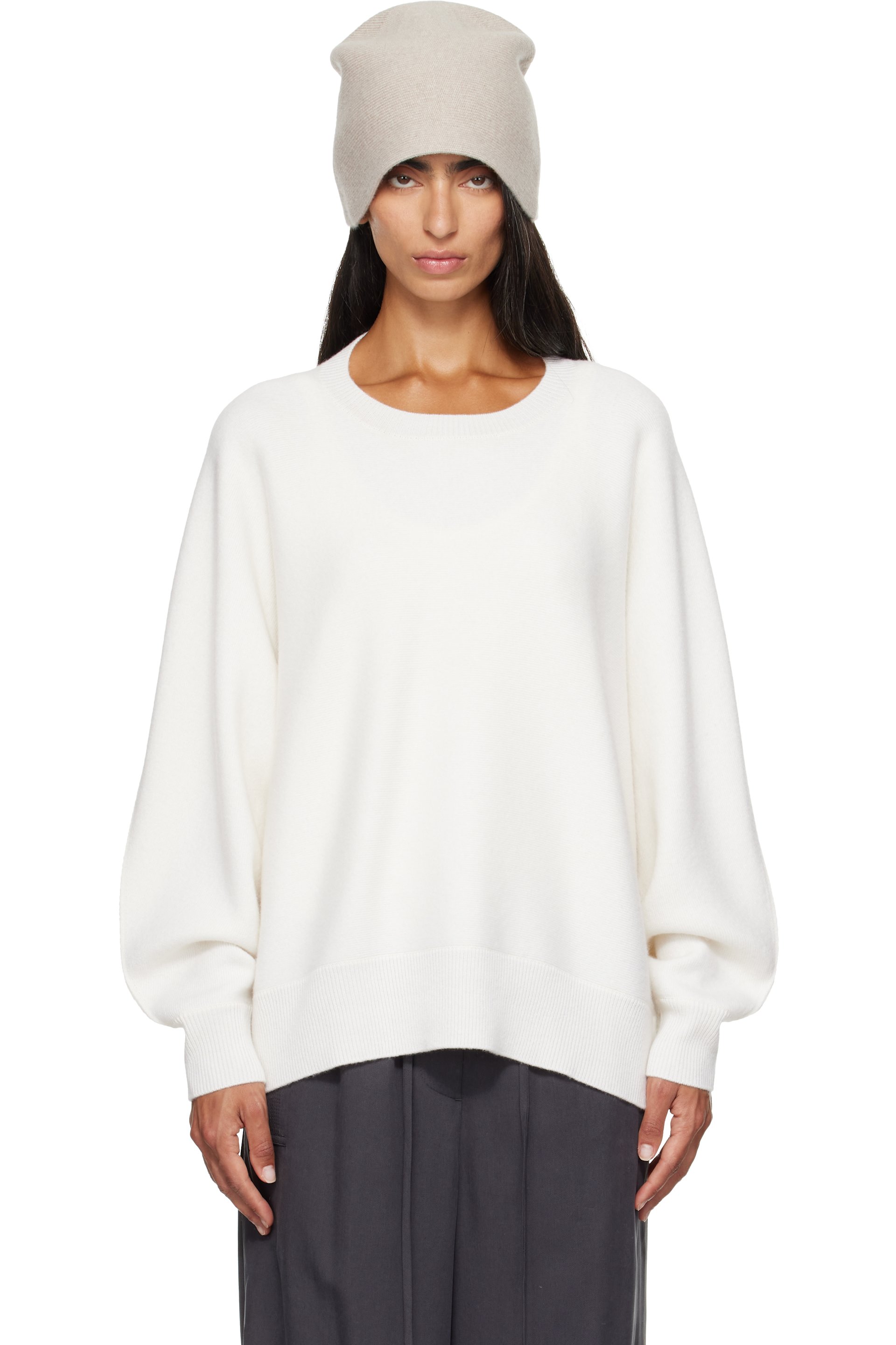 LISA YANG - White Haily Sweater