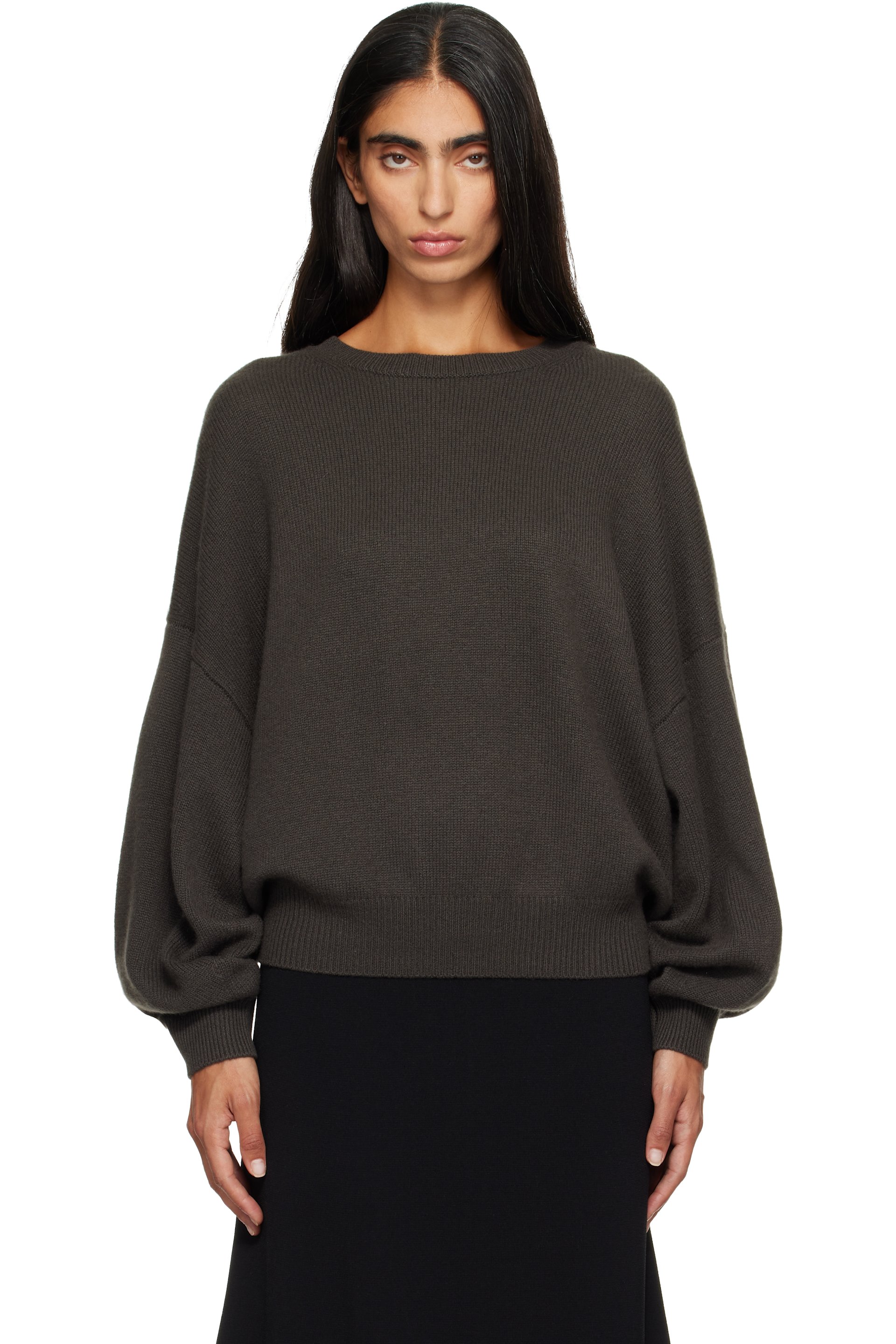 LISA YANG - Khaki Veira Sweater