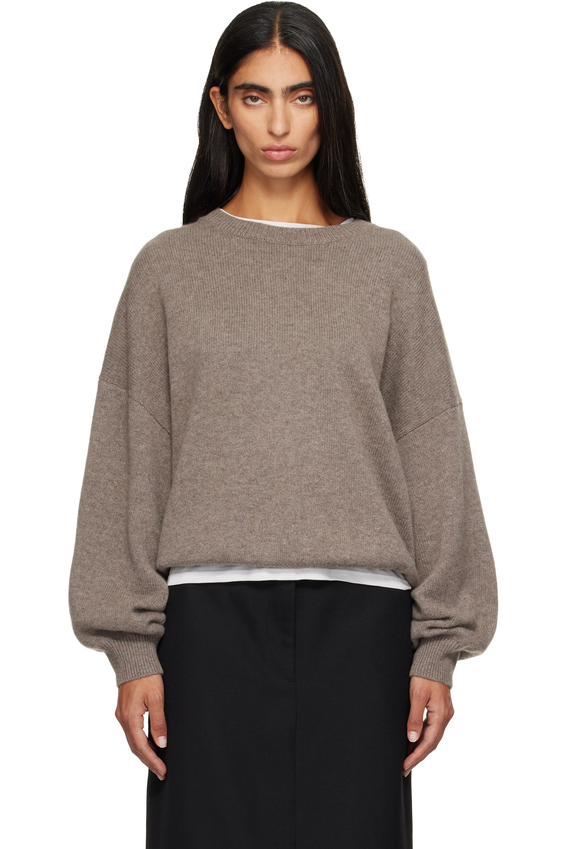 LISA YANG - Taupe Veira Sweater