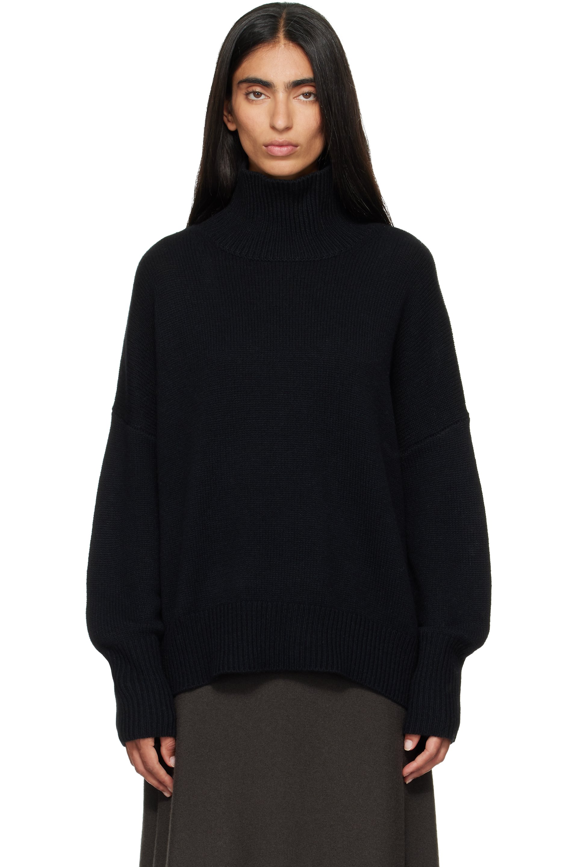 LISA YANG - Black Heidi Turtleneck