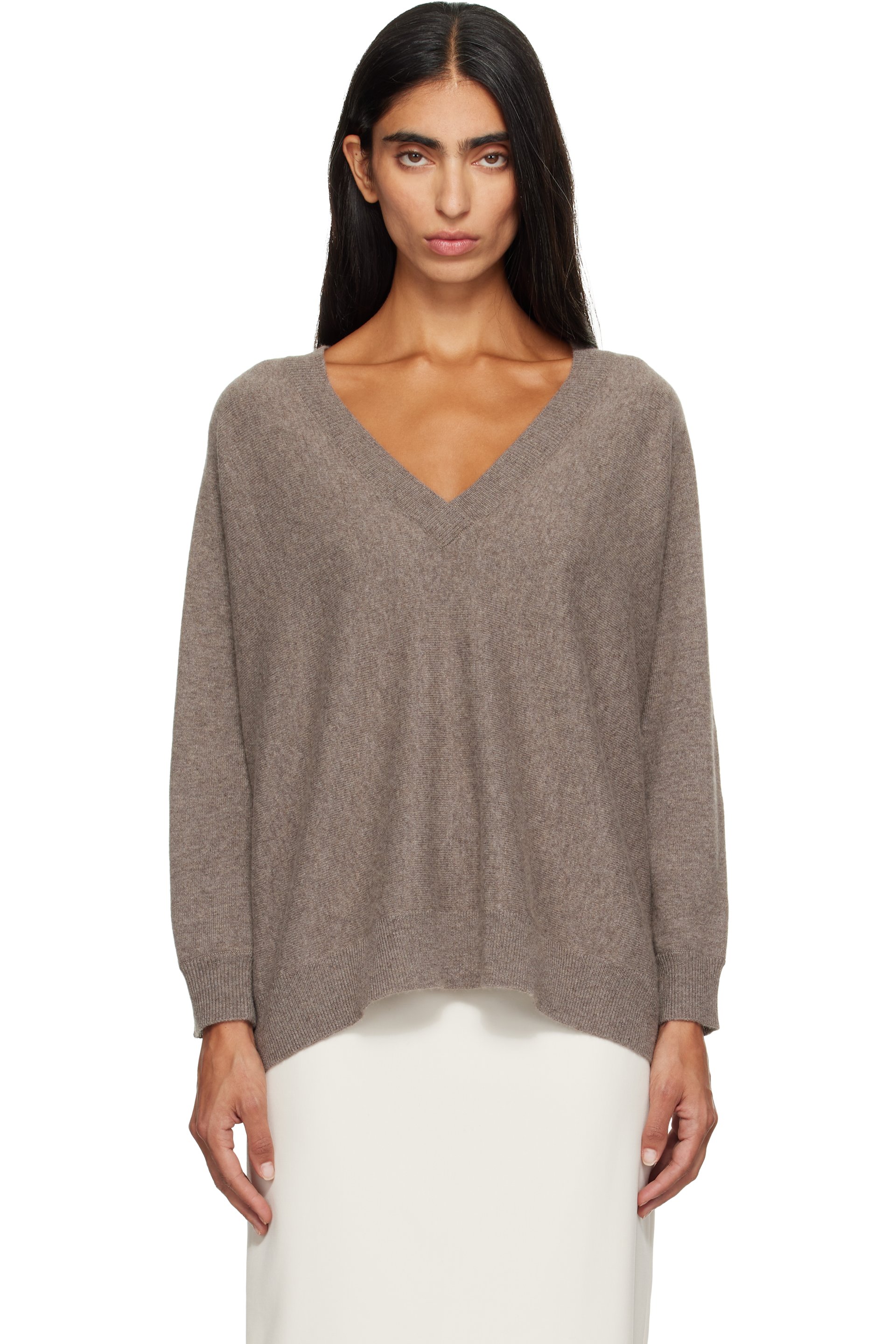 LISA YANG - Taupe Kenny Sweater