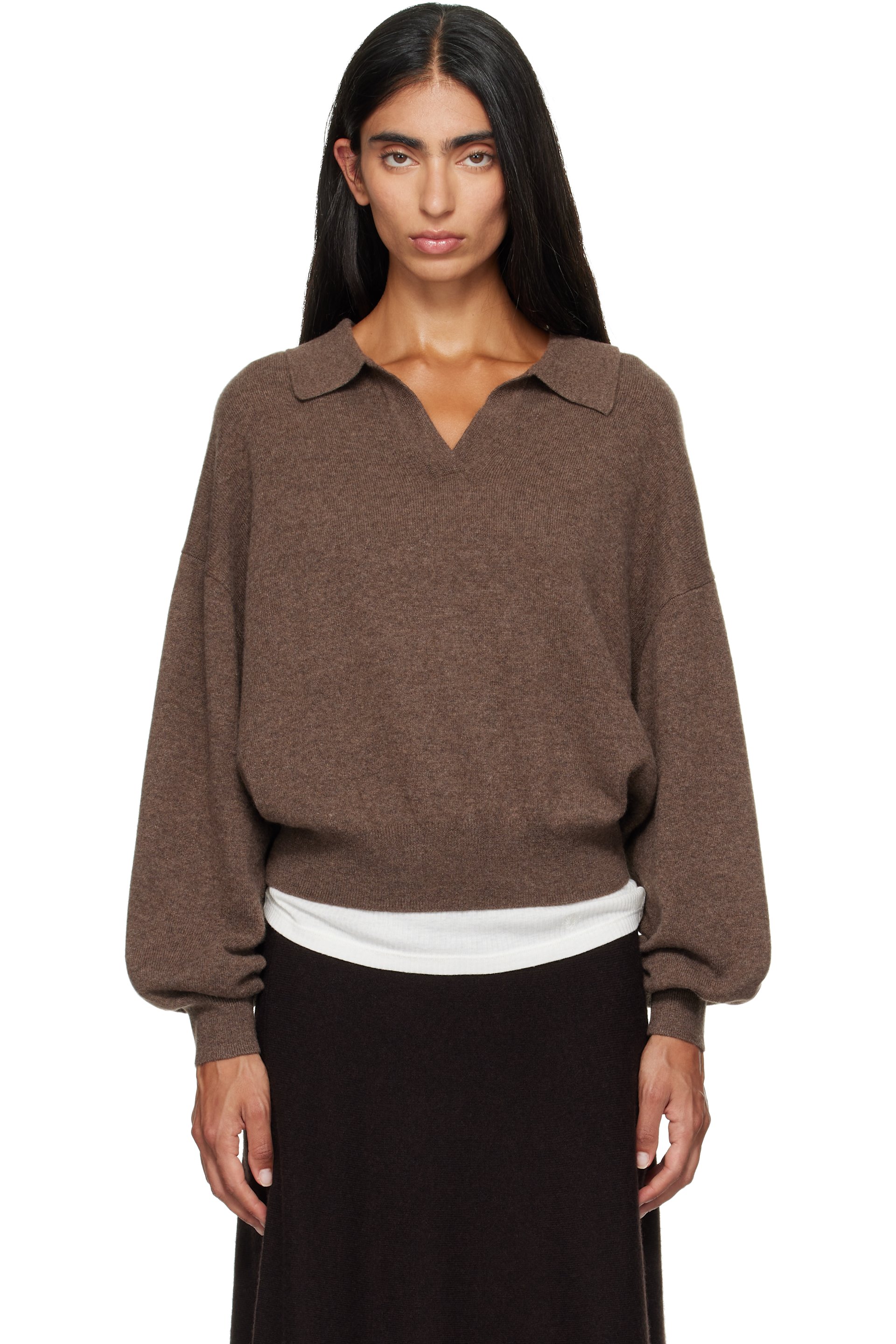 LISA YANG - Brown Katriel Polo
