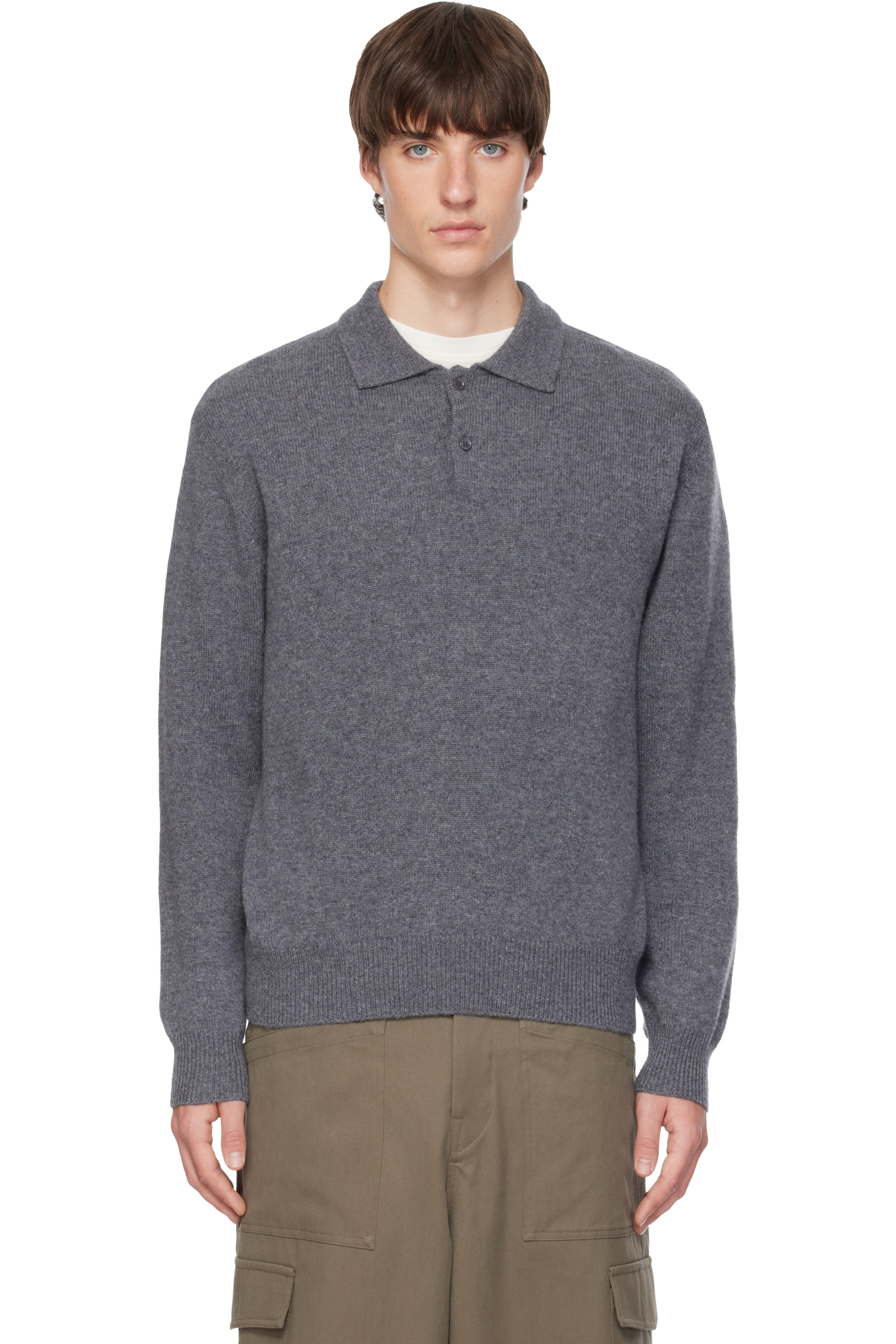 LISA YANG - Gray Rufus Polo