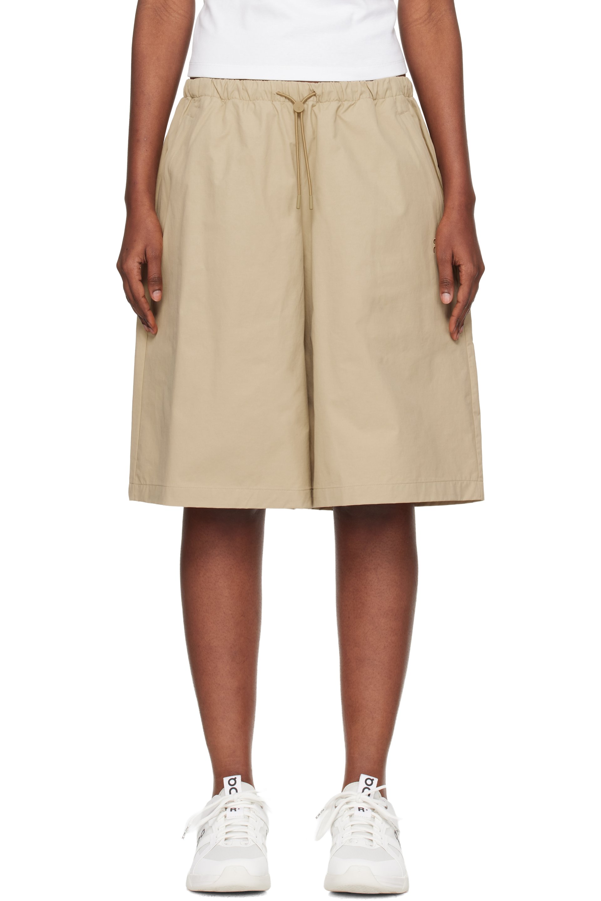 On - Beige Bermuda Shorts