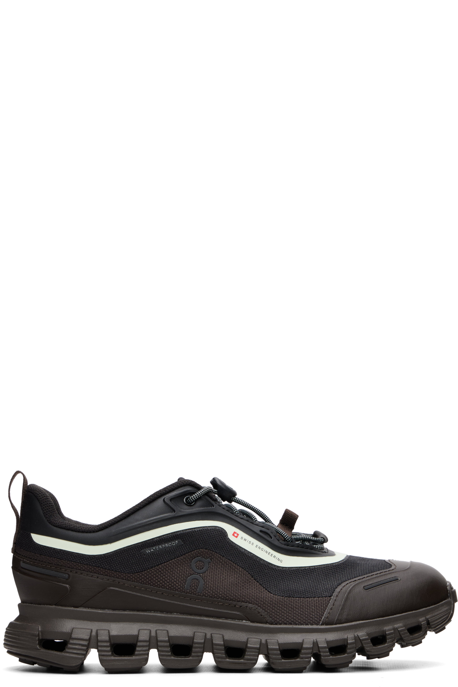 On - Black Cloud 6 Geo Waterproof Sneakers