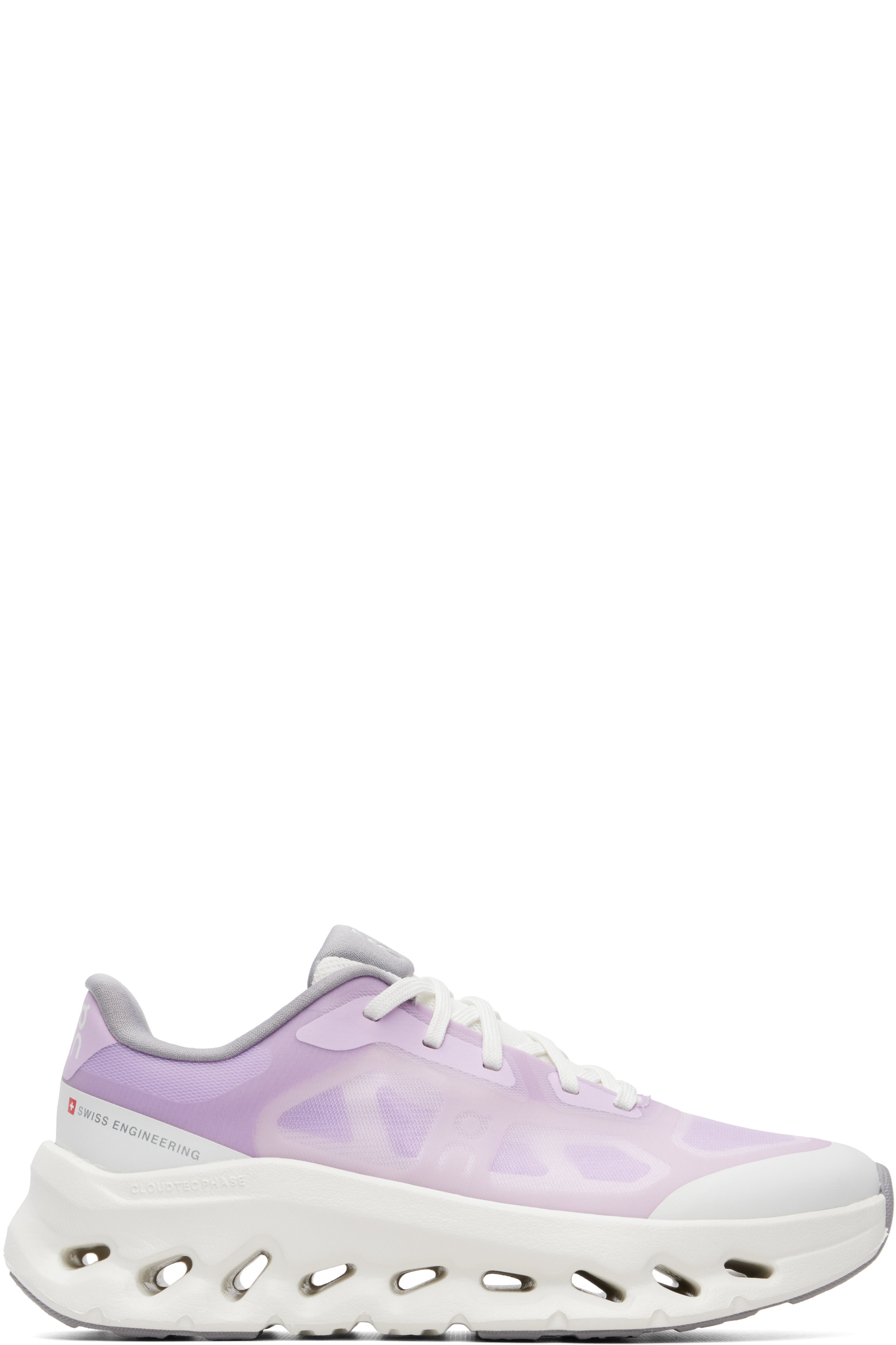 On - White & Purple Cloudtilt Remix Sneakers