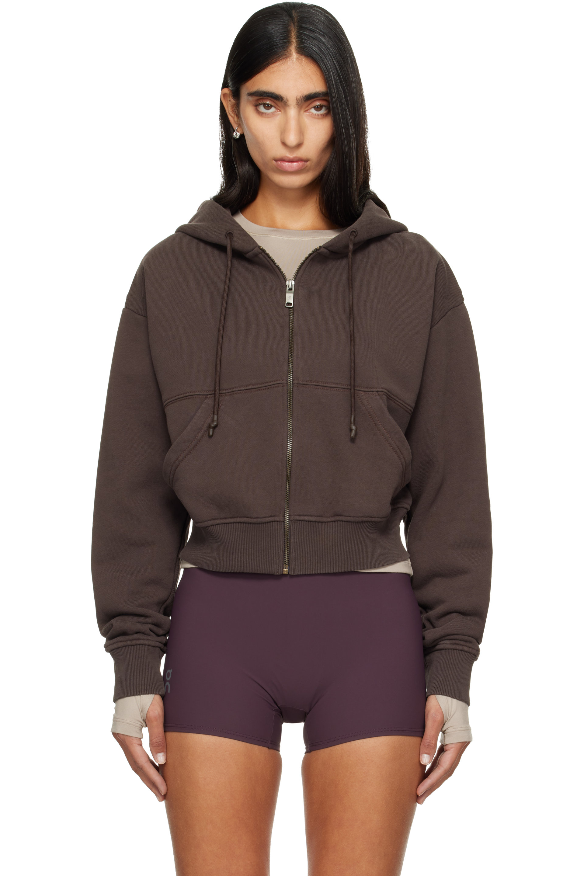 On - Brown FKA twigs Edition Club Collective Full Zip Hoodie