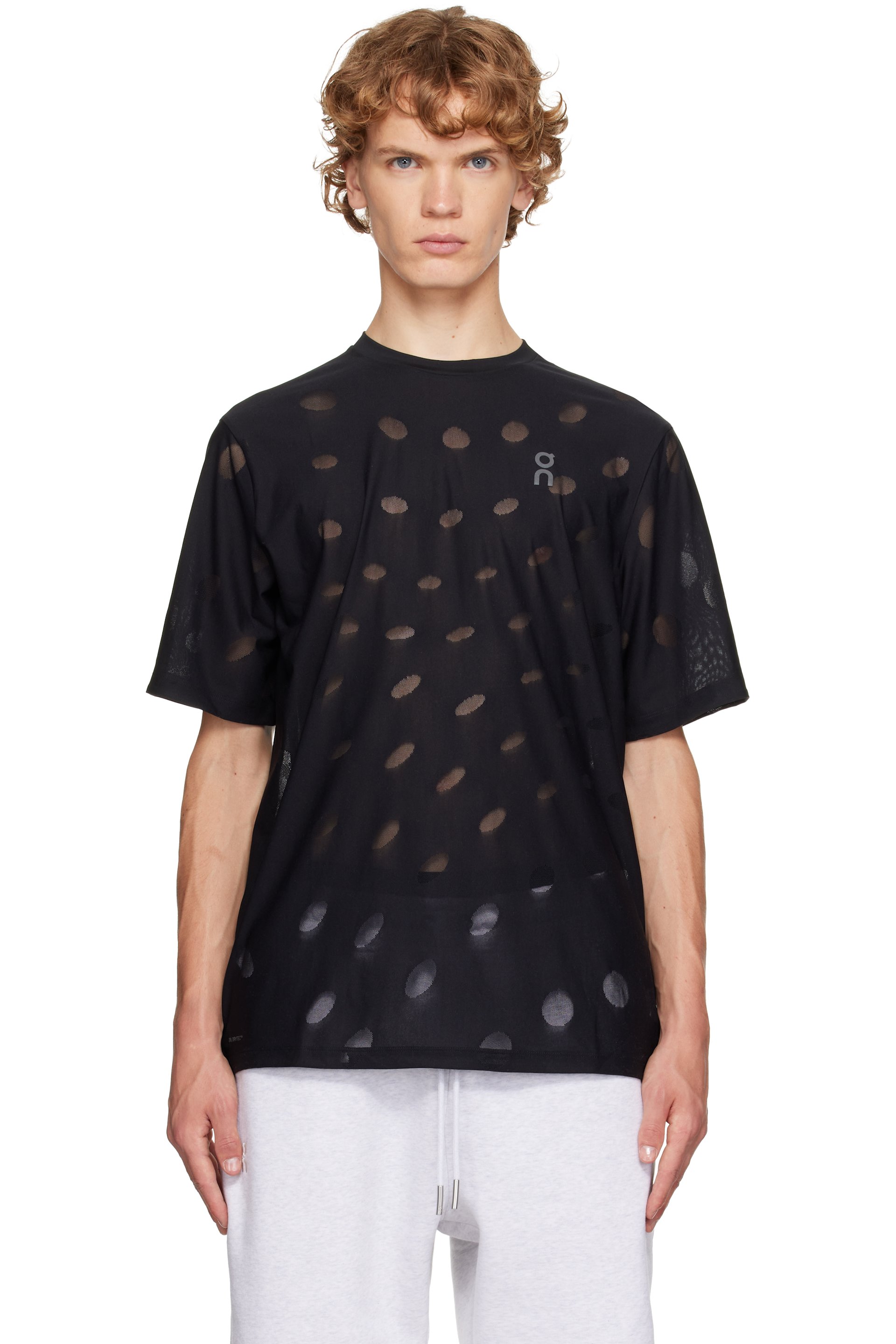 On - T-shirt de course Zero Breathe noir