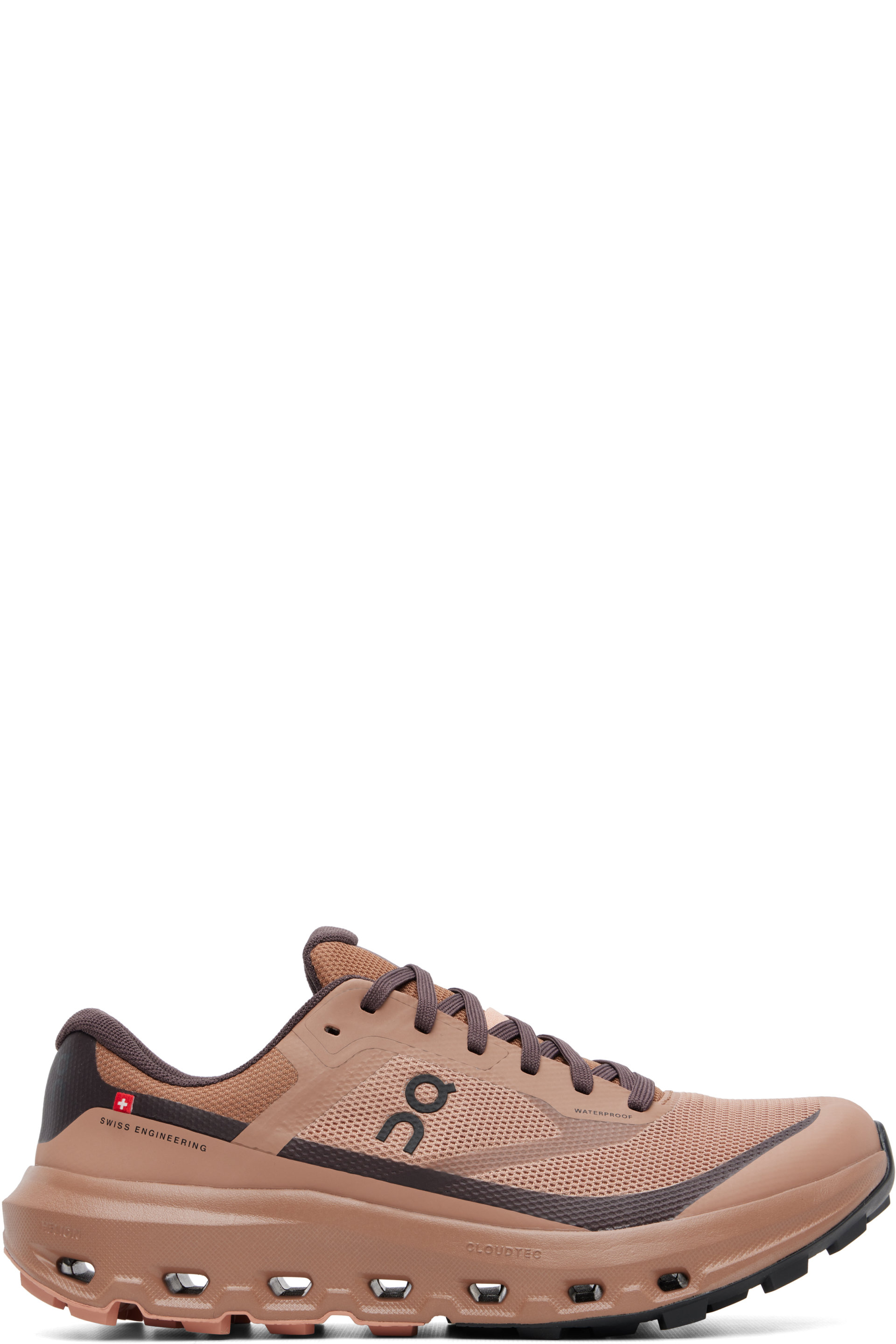 On - Baskets imperméables Cloudvista 3 brun clair