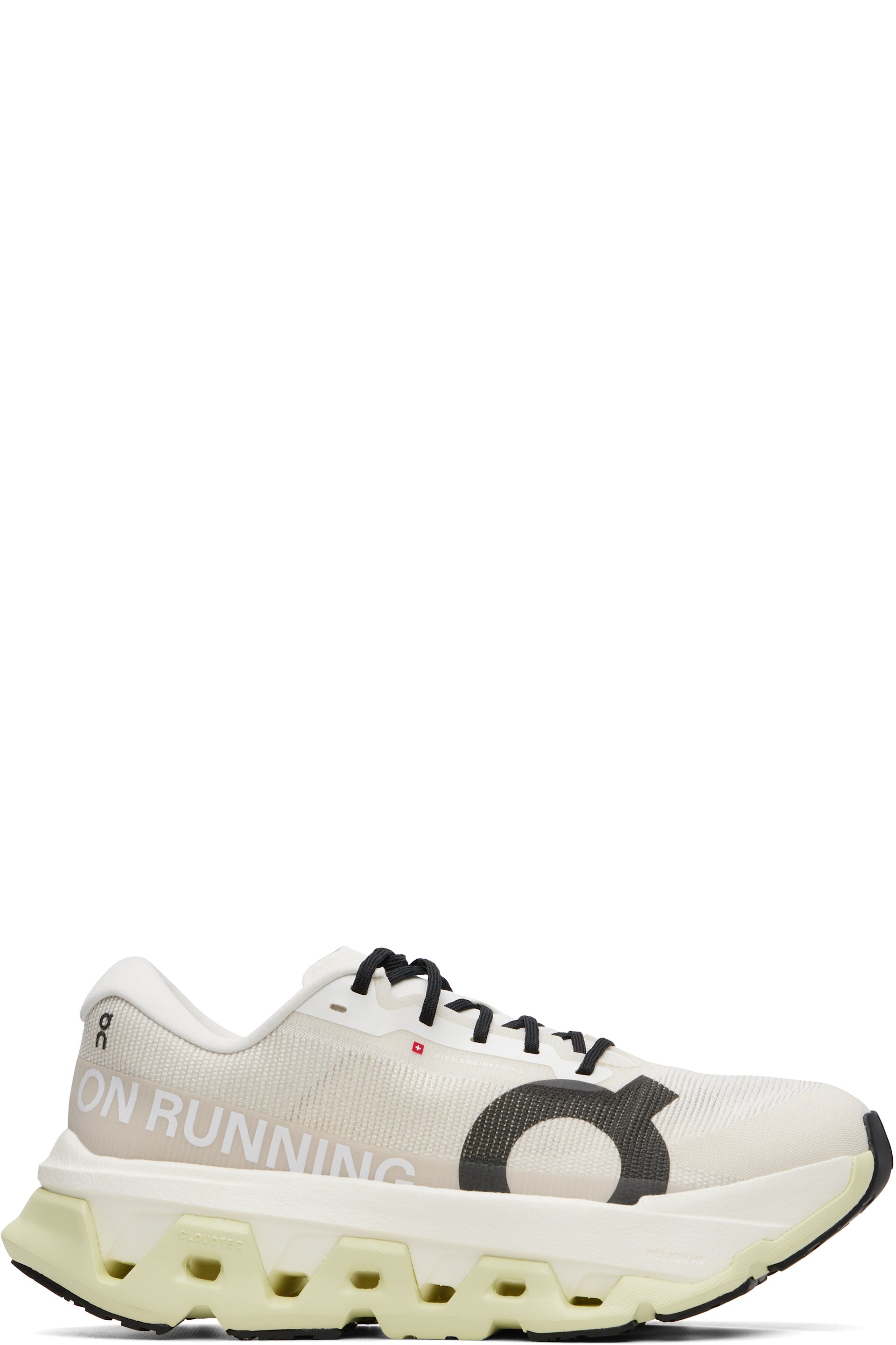 On - Off-White & Green Cloudmonster 3 Hyper Sneakers