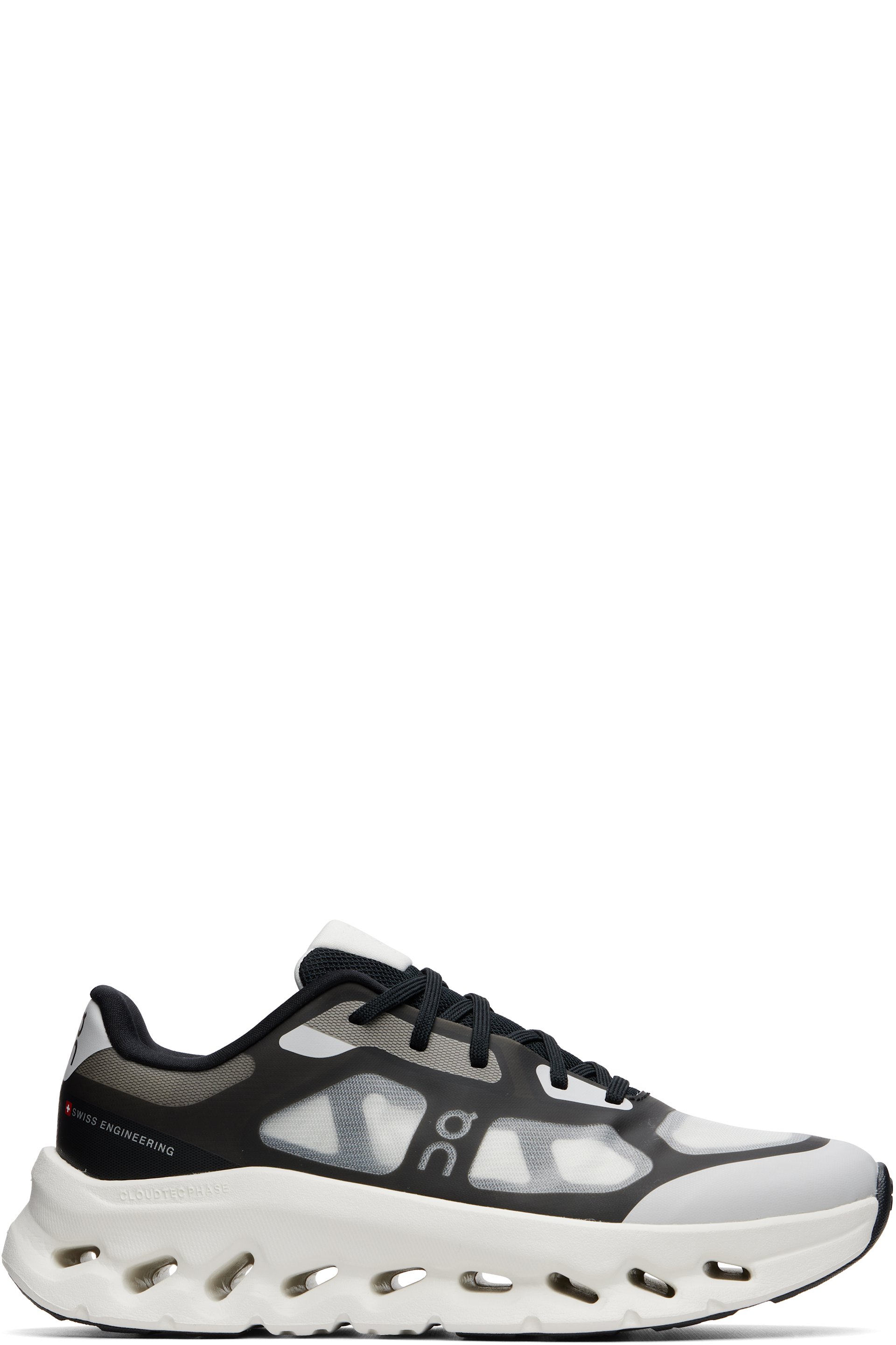 On - Black & White Cloudtilt Remix Sneakers