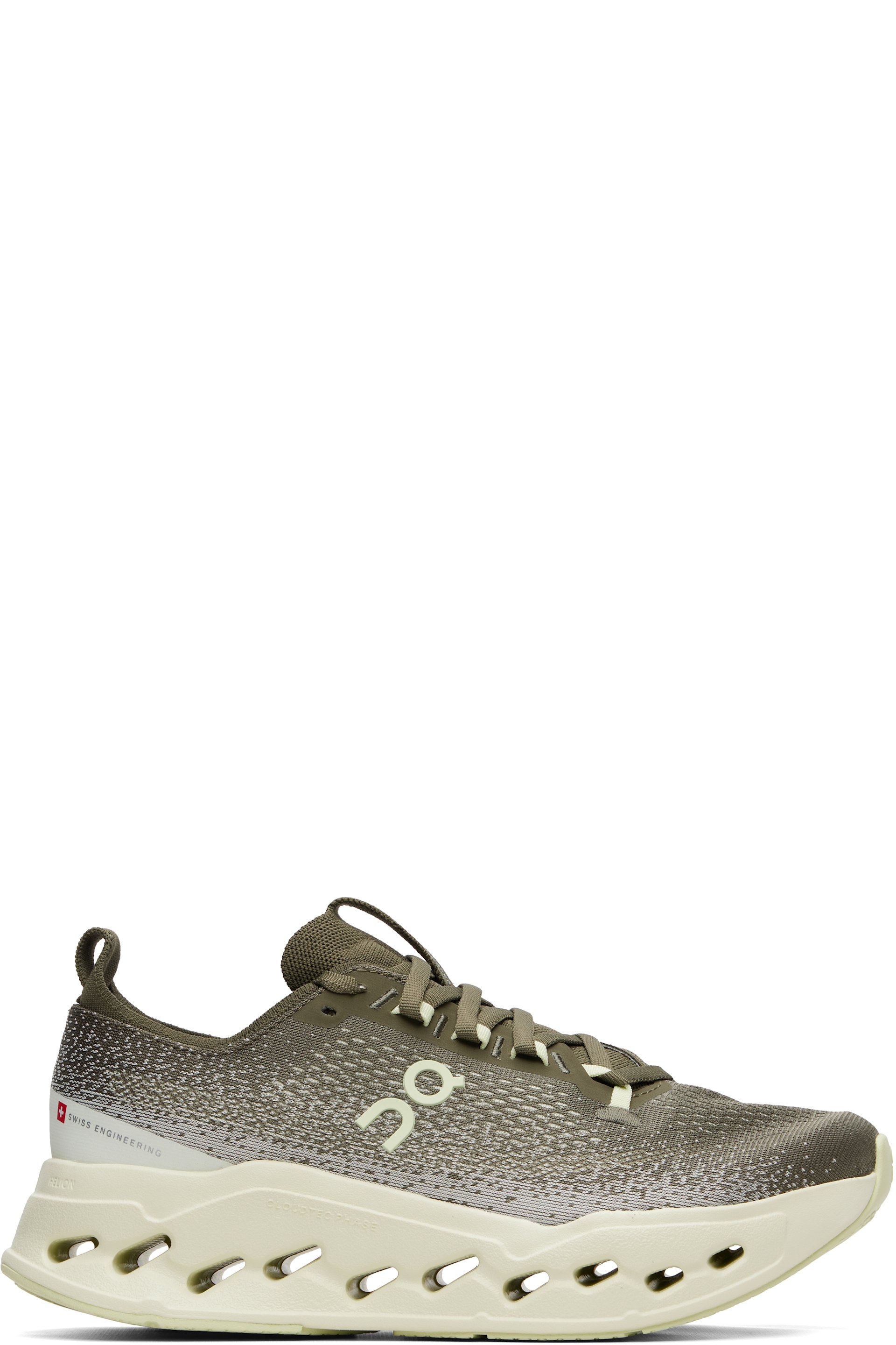 On - Khaki Cloudsurfer Max Sneakers