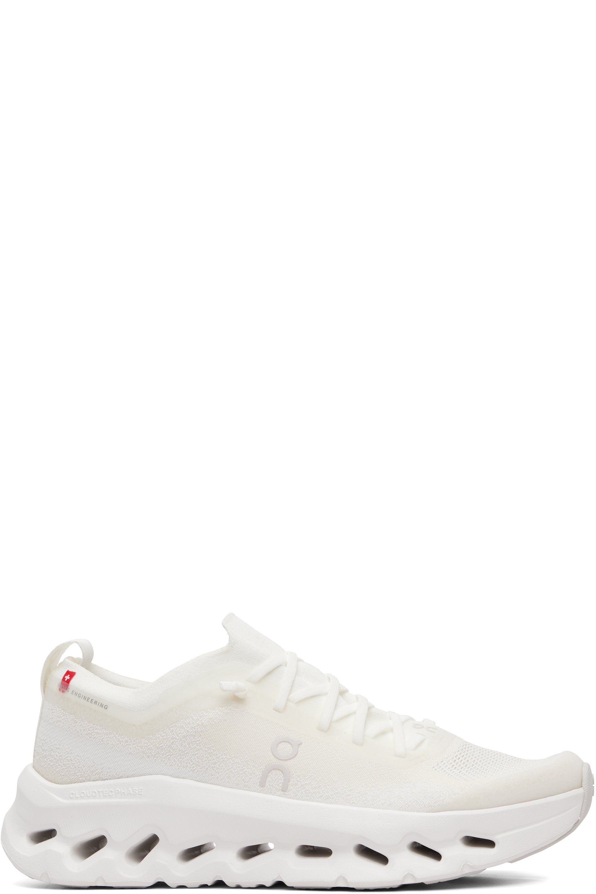 On - White Cloudtilt Moon Sneakers
