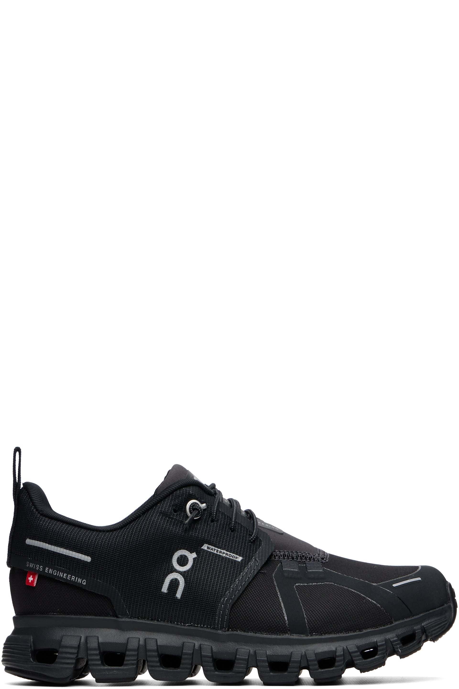 On - Black Cloud 6 Waterproof Sneakers