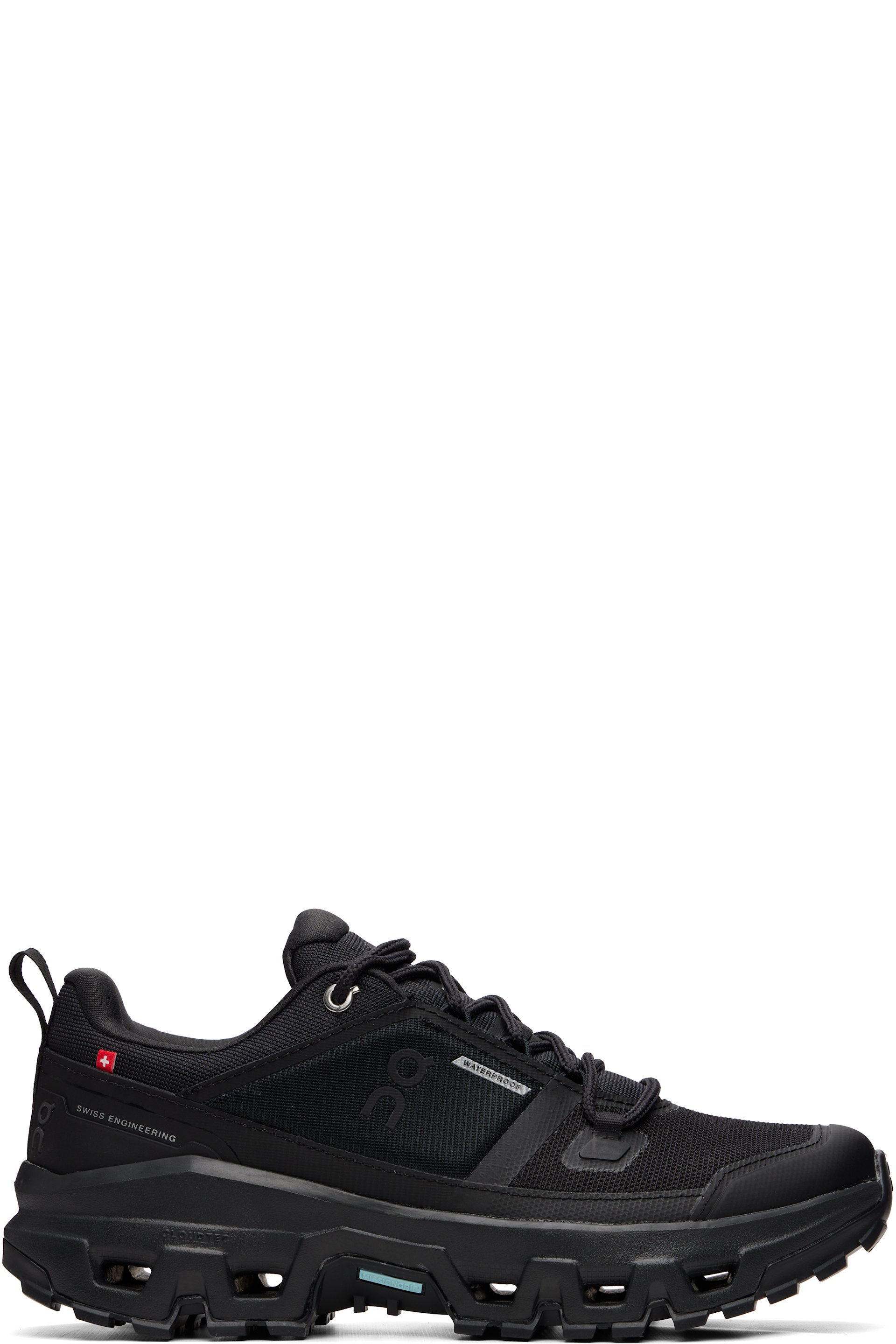 On - Black Cloudrock Low Waterproof Sneakers