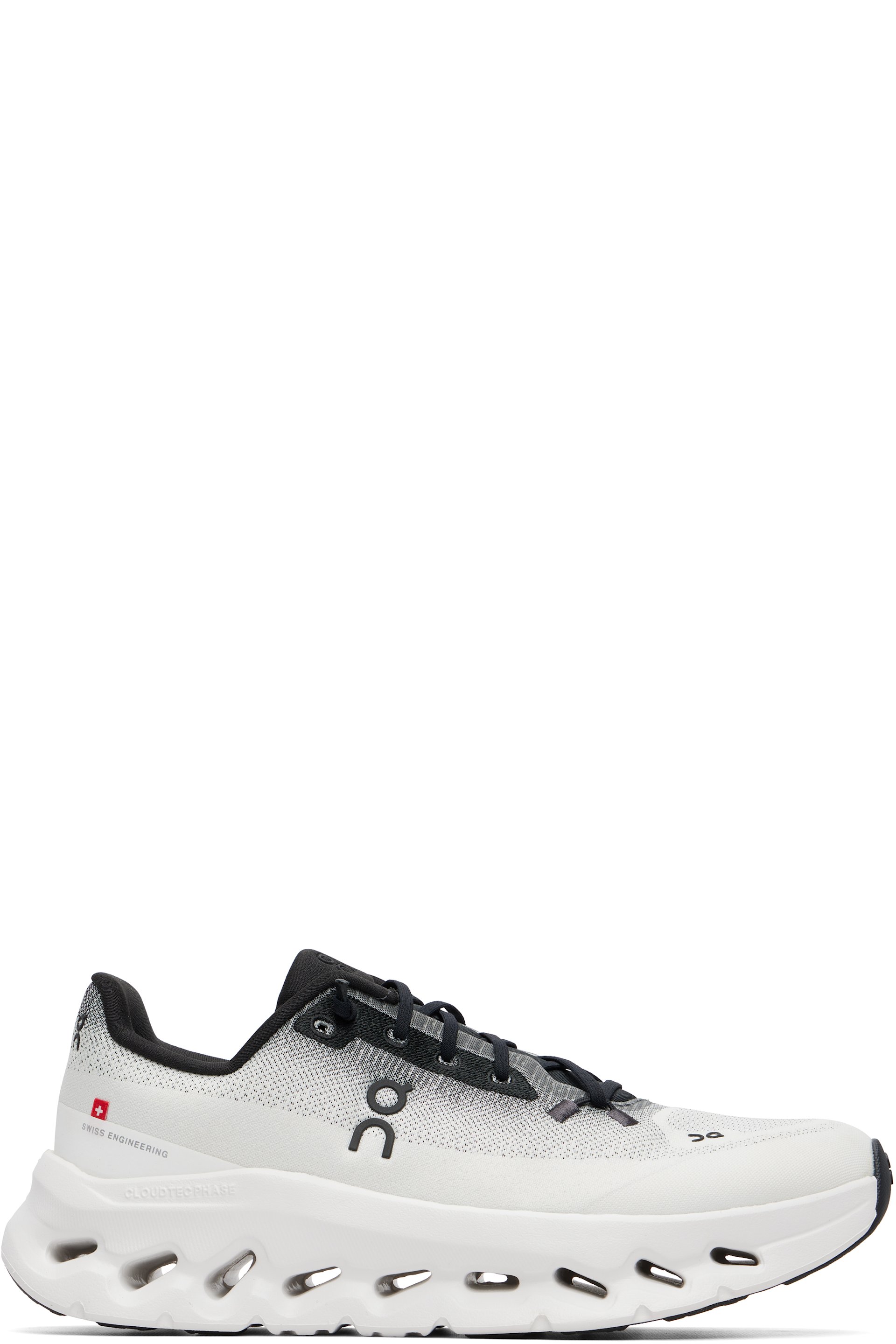 On - White & Black Cloudtilt Sneakers