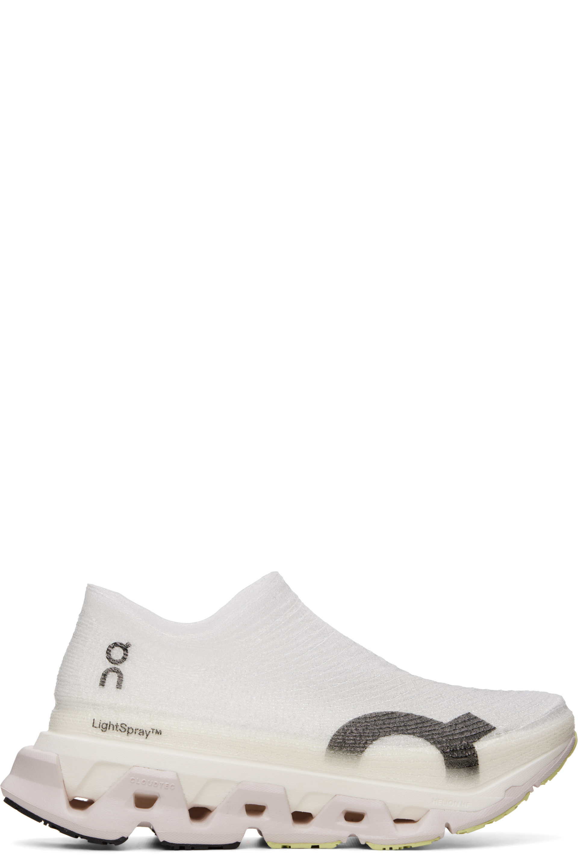 On - White & Pink LightSpray Cloudmonster 3 Hyper Sneakers