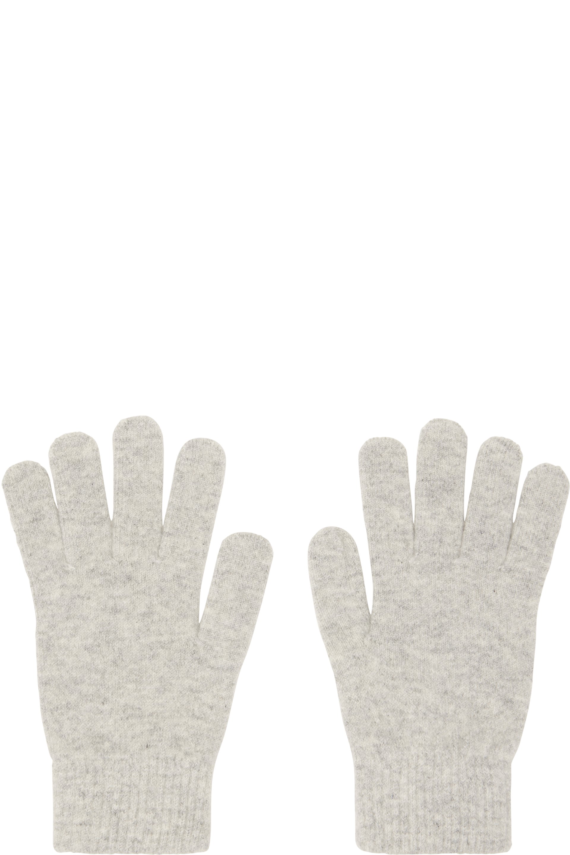 Yves Salomon - Gray Cashmere Gloves