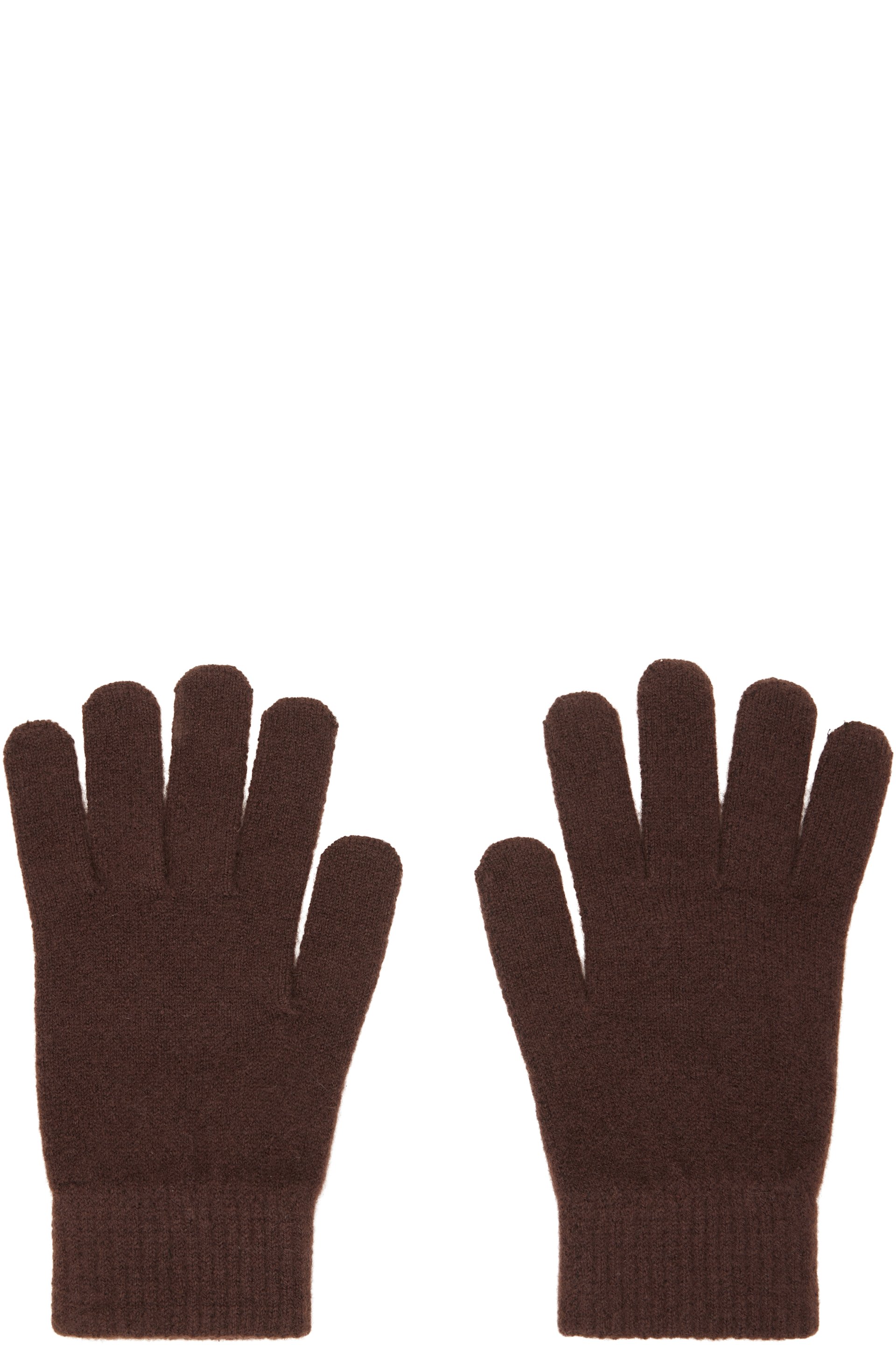 Yves Salomon - Brown Cashmere Gloves