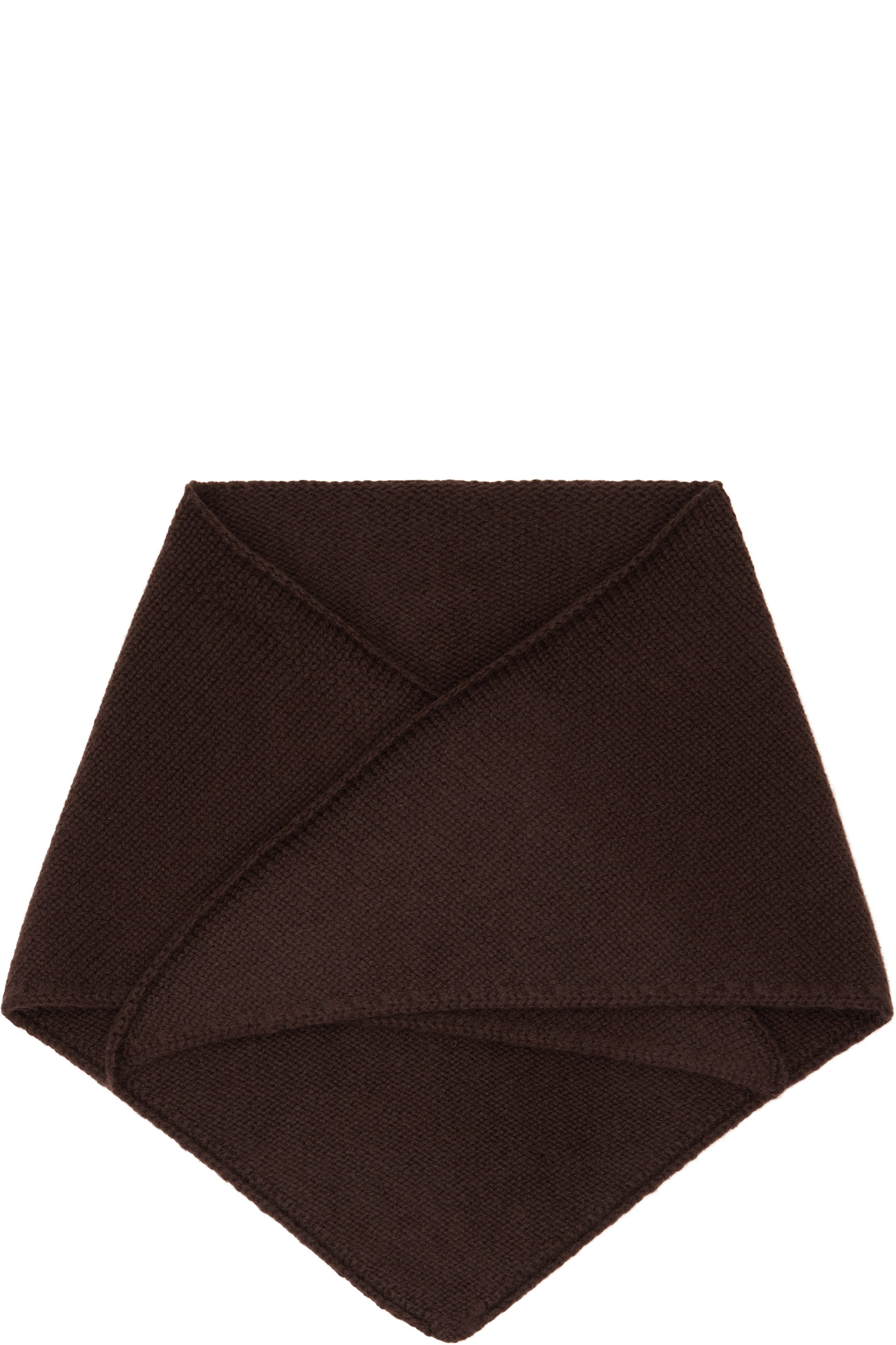 Yves Salomon - Brown Bandana Scarf