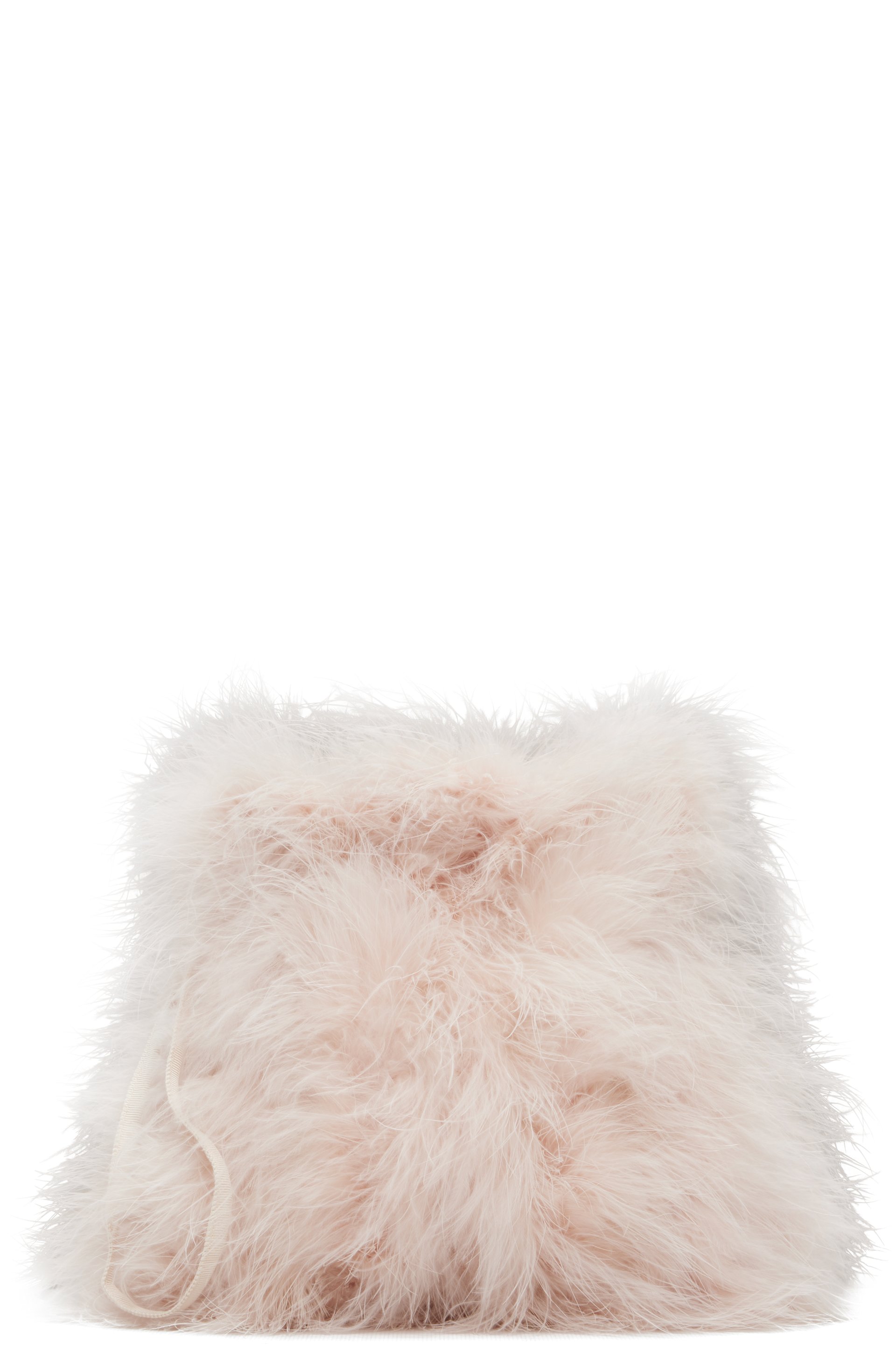 Yves Salomon - Pink Feather Pouch