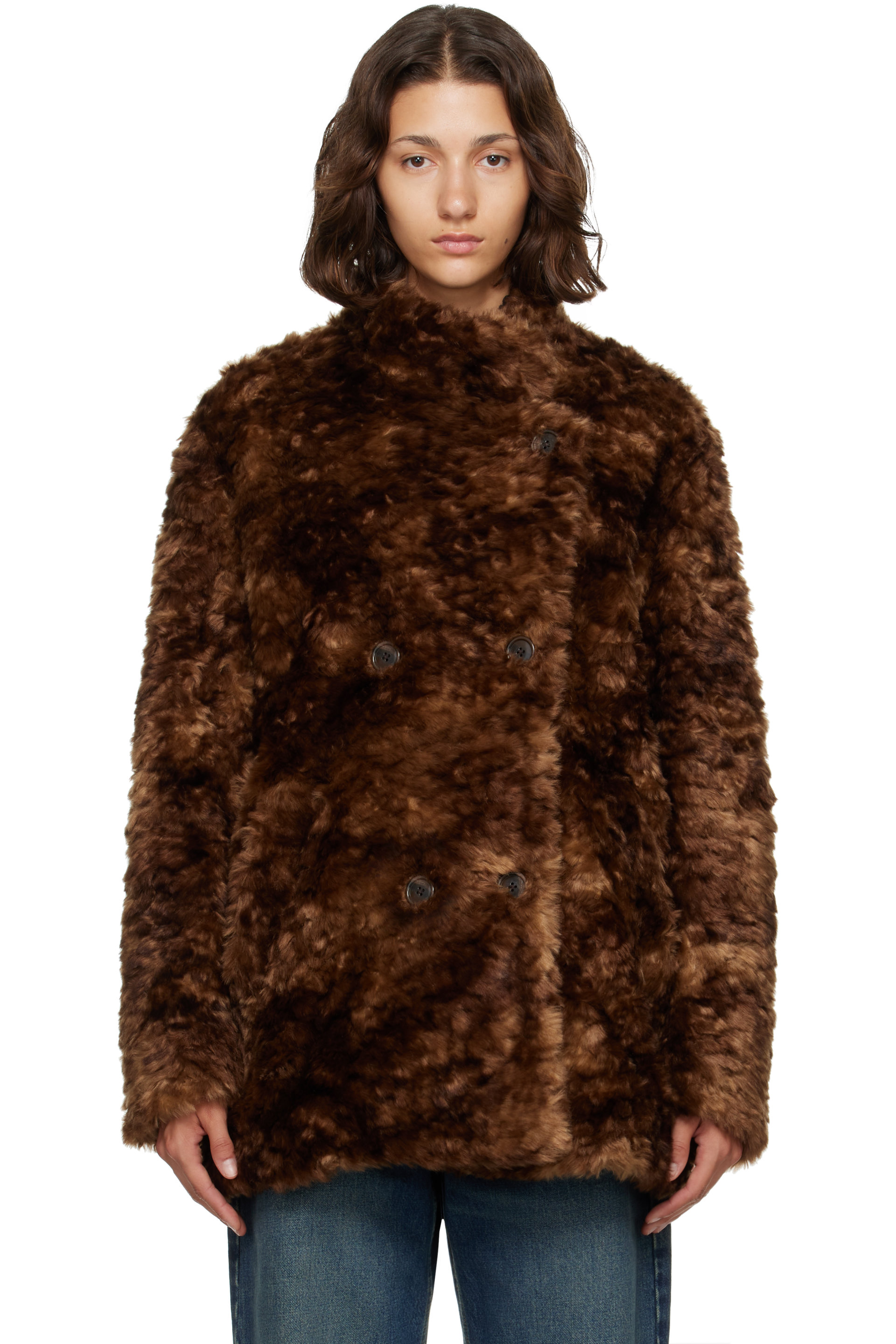Isabel Marant Etoile - Brown Jya Faux-Fur Coat