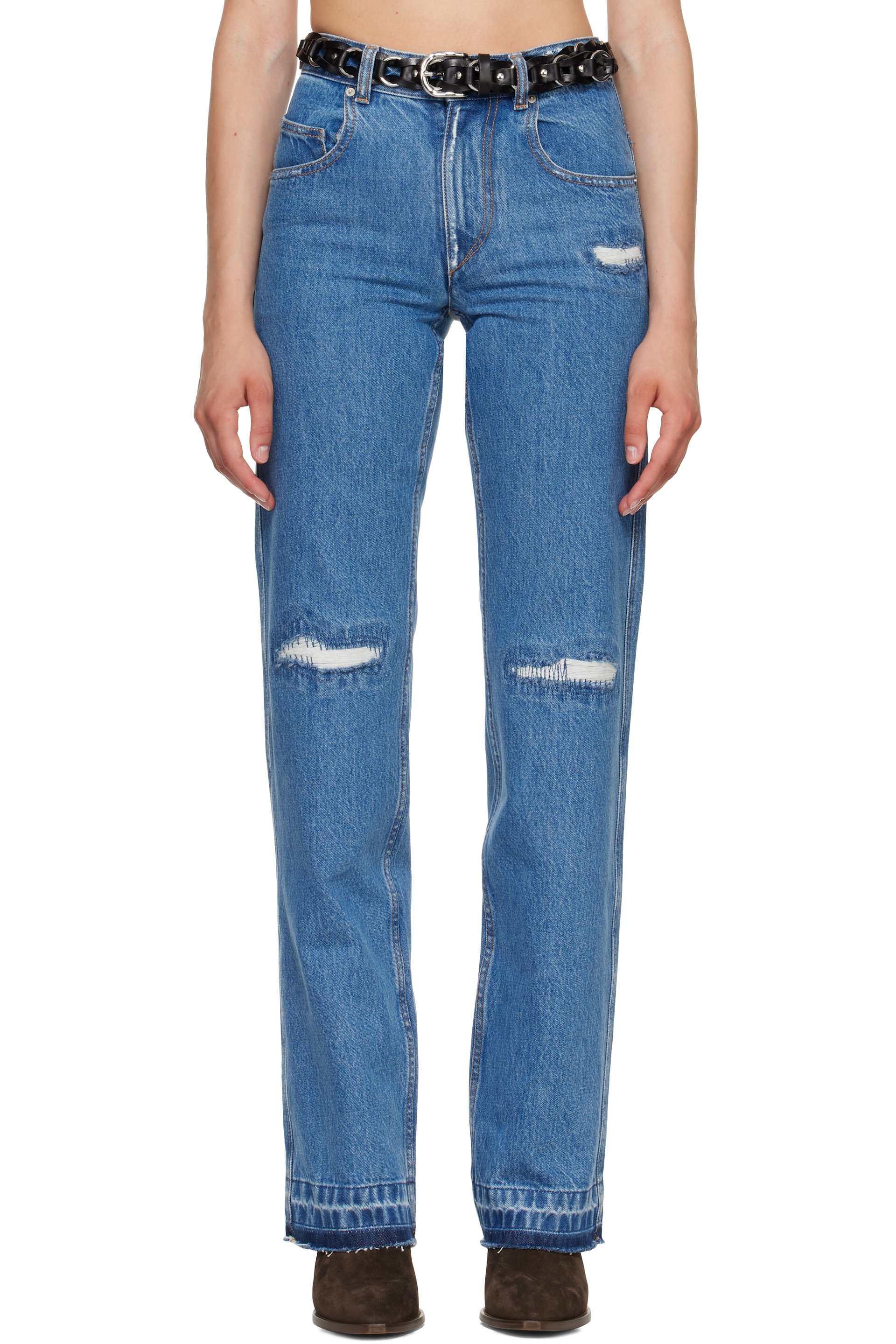 Isabel Marant Etoile - 蓝色 Zeah 牛仔裤