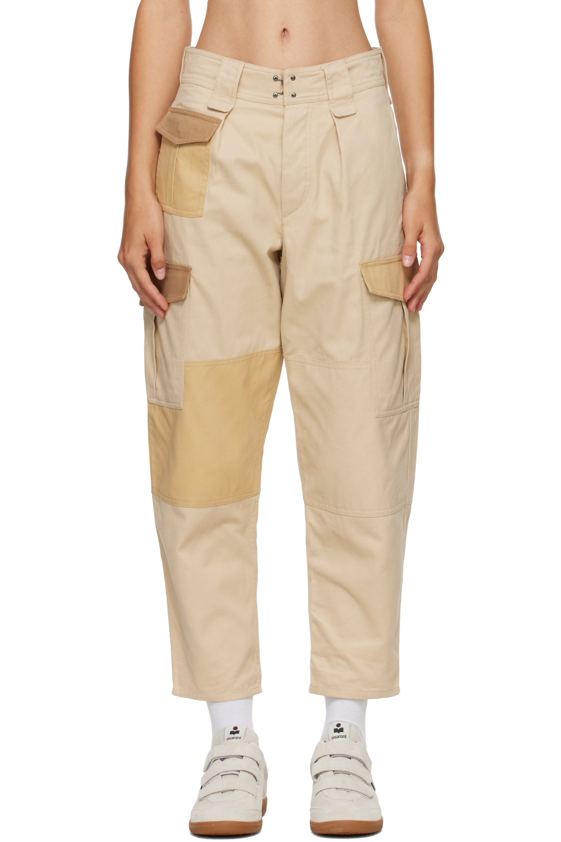 Isabel Marant Etoile - Beige Renzae Cargo Pants