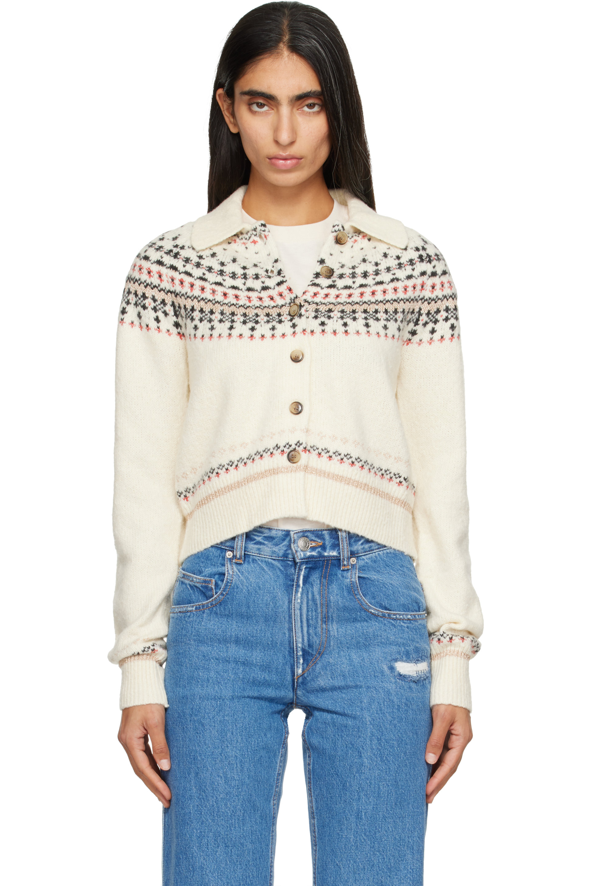 Isabel Marant Etoile - Off-White Zoe Cardigan