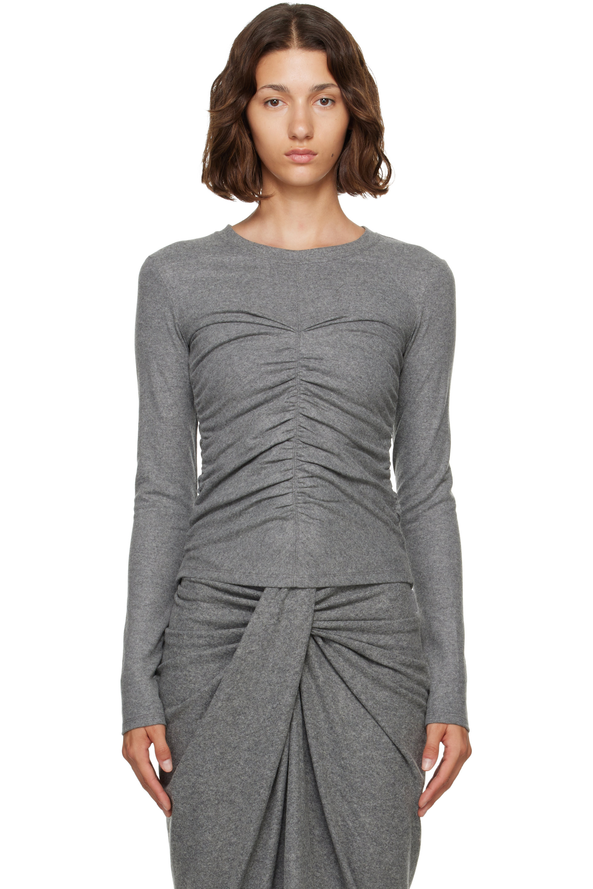 Isabel Marant Etoile - Gray Delesa Top