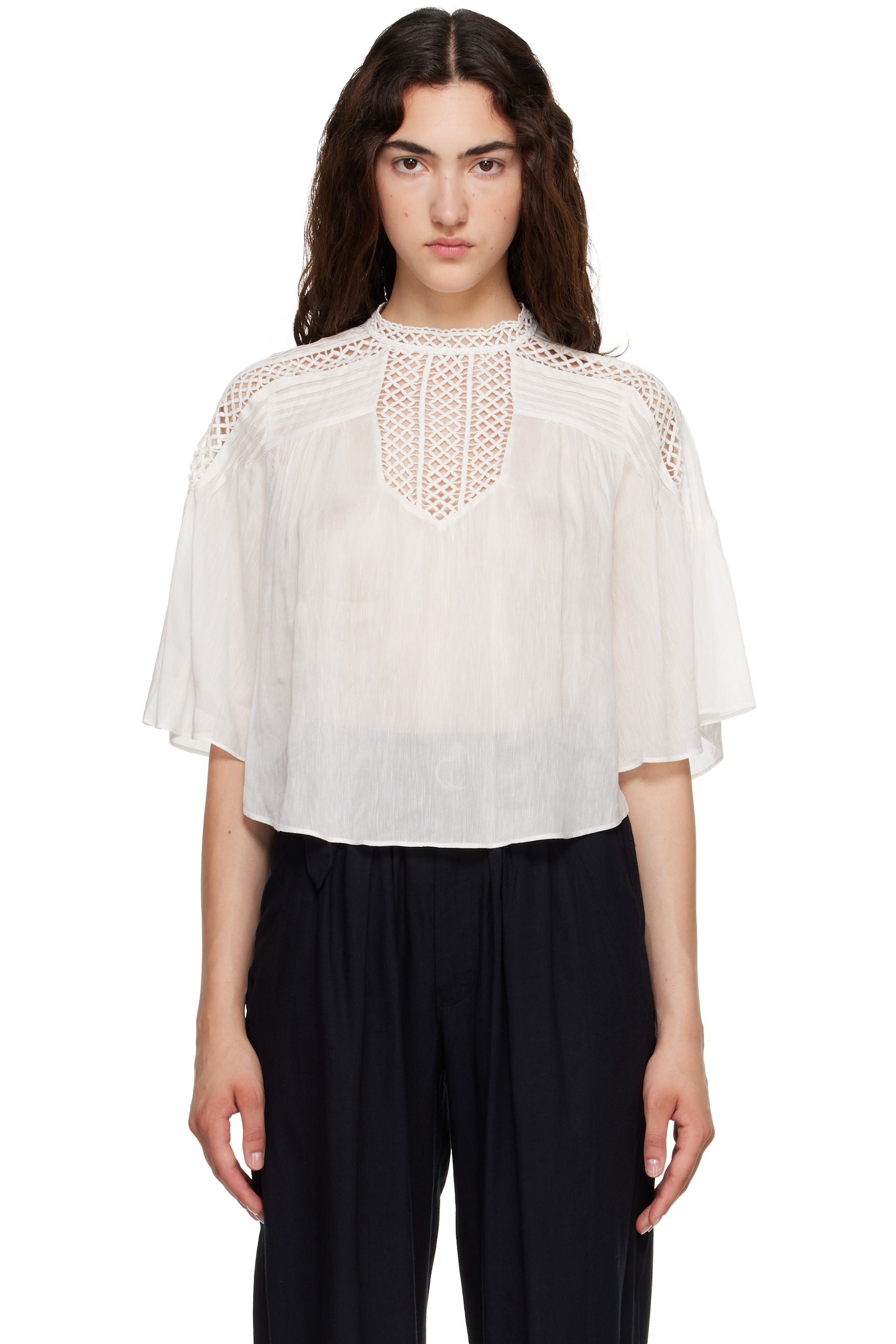 Isabel Marant Etoile - White Parina Blouse