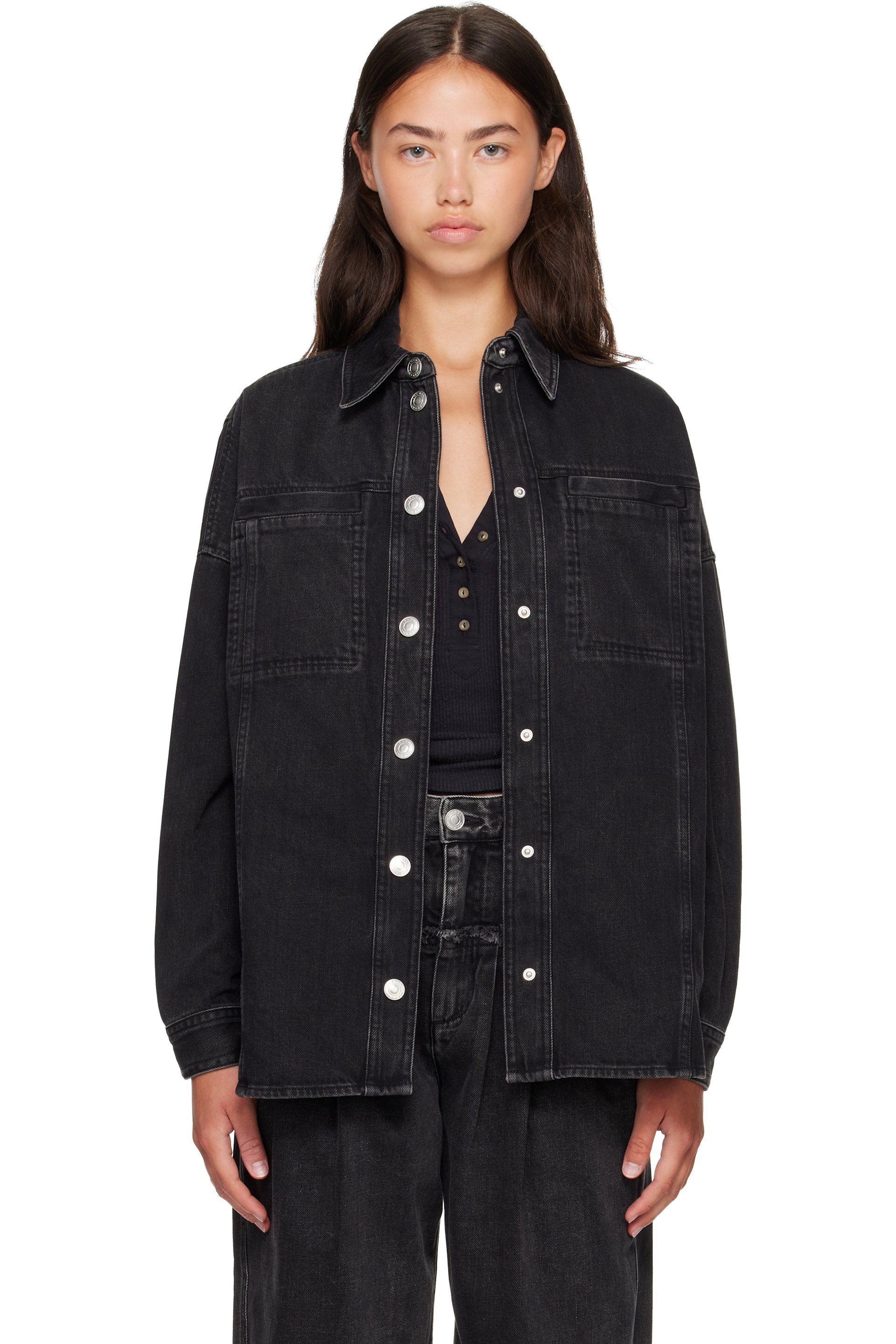 Isabel Marant Etoile - Black Imana Denim Jacket
