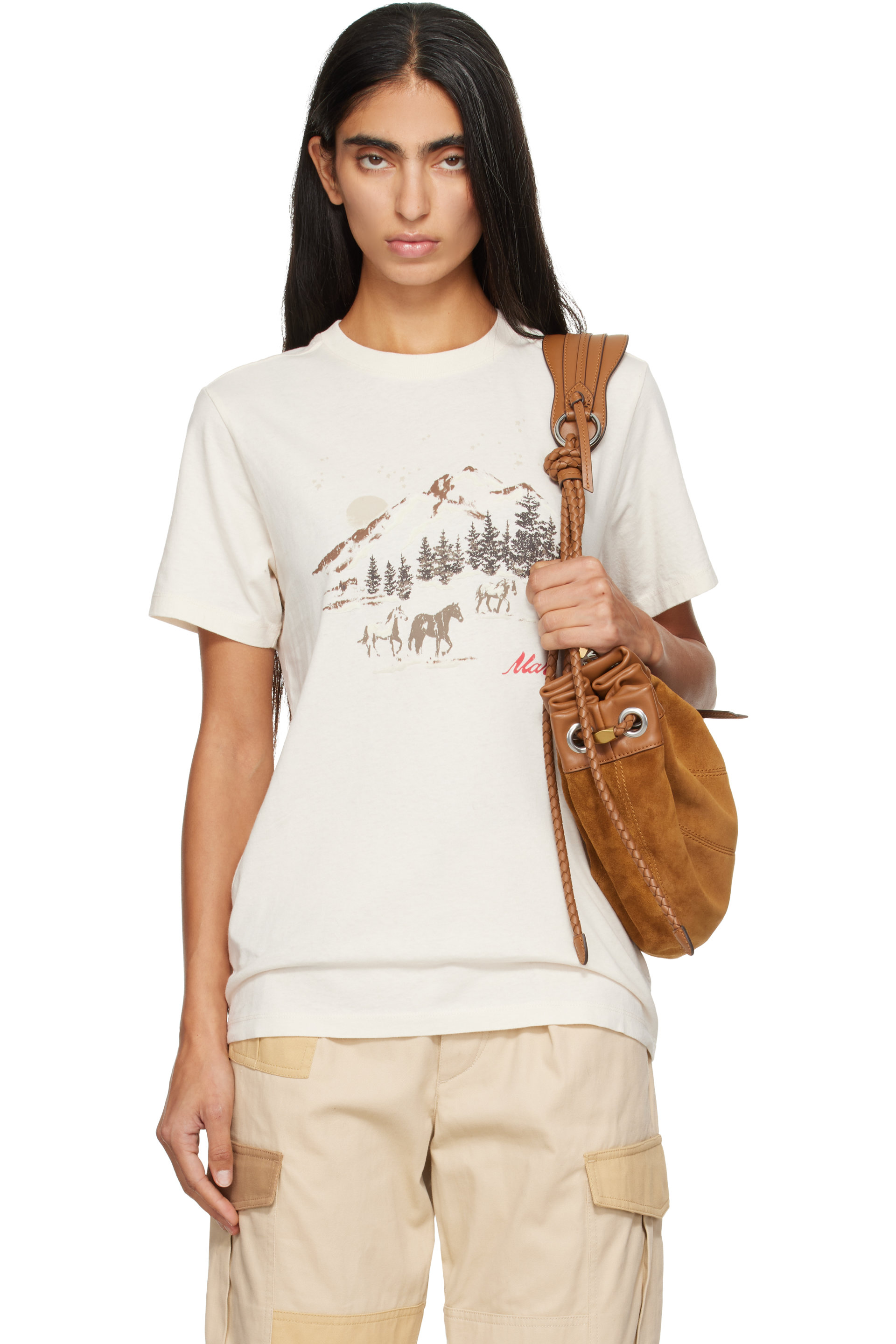 Isabel Marant Etoile - Off-White Zewel T-shirt