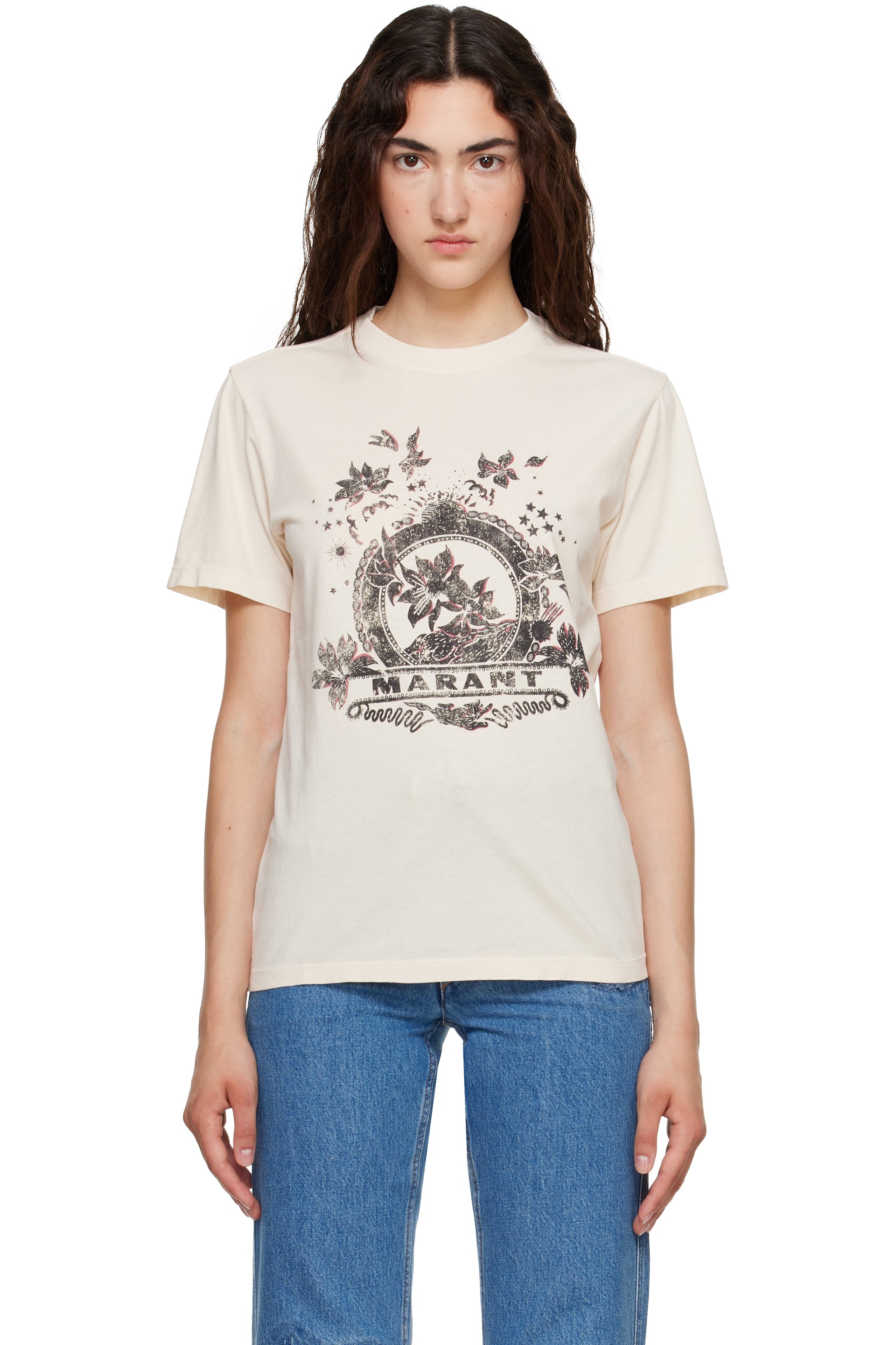 Isabel Marant Etoile - Off-White Zewel T-shirt