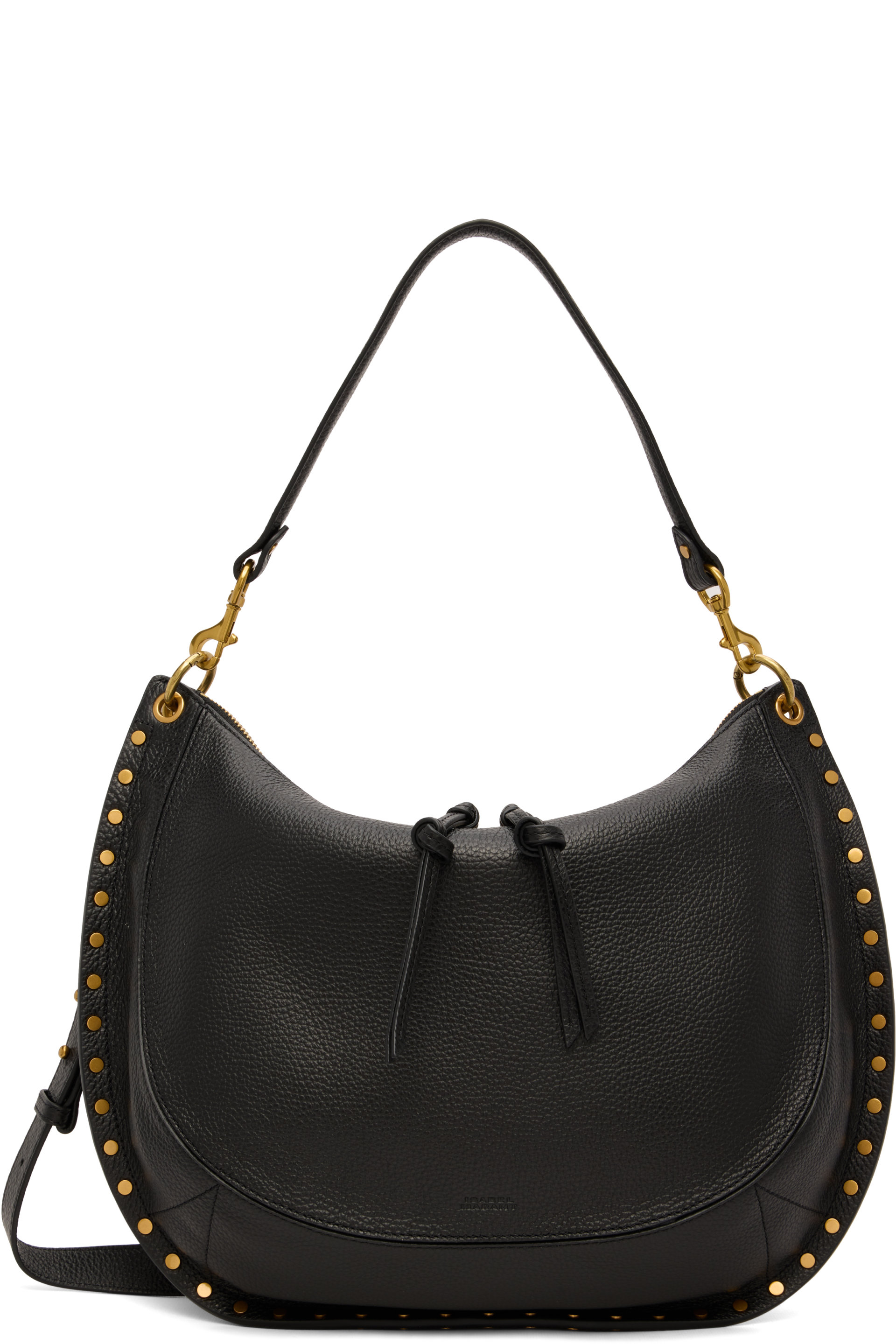 Isabel Marant - Grand sac noir en cuir grainé - Oskan