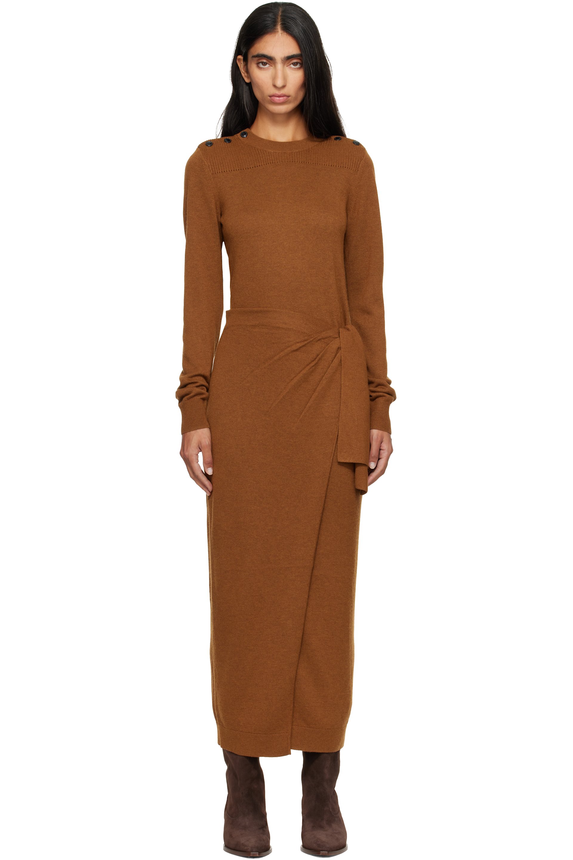 Isabel Marant - Tan Jozira Maxi Dress