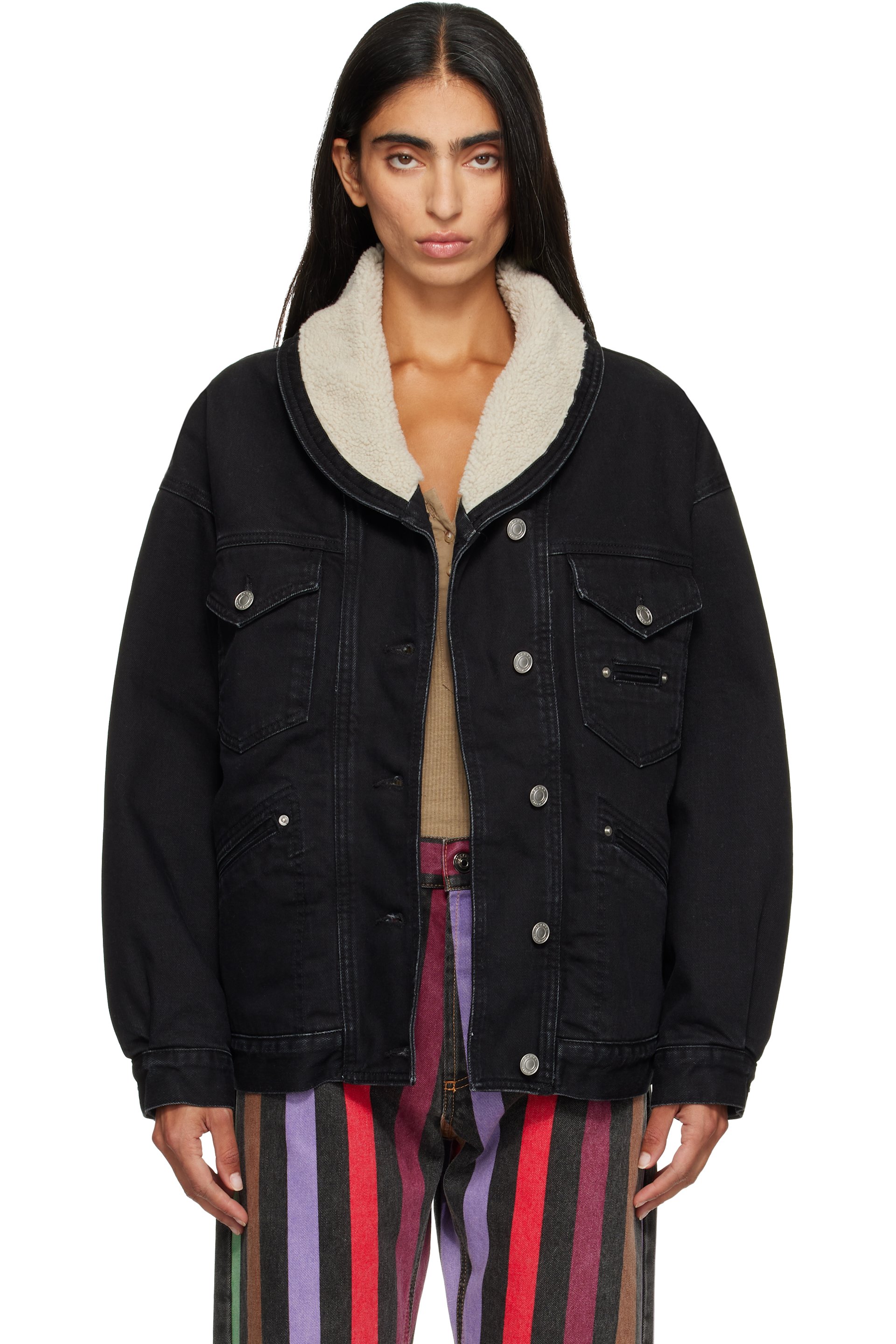 Isabel Marant - Black Pimia Denim Jacket