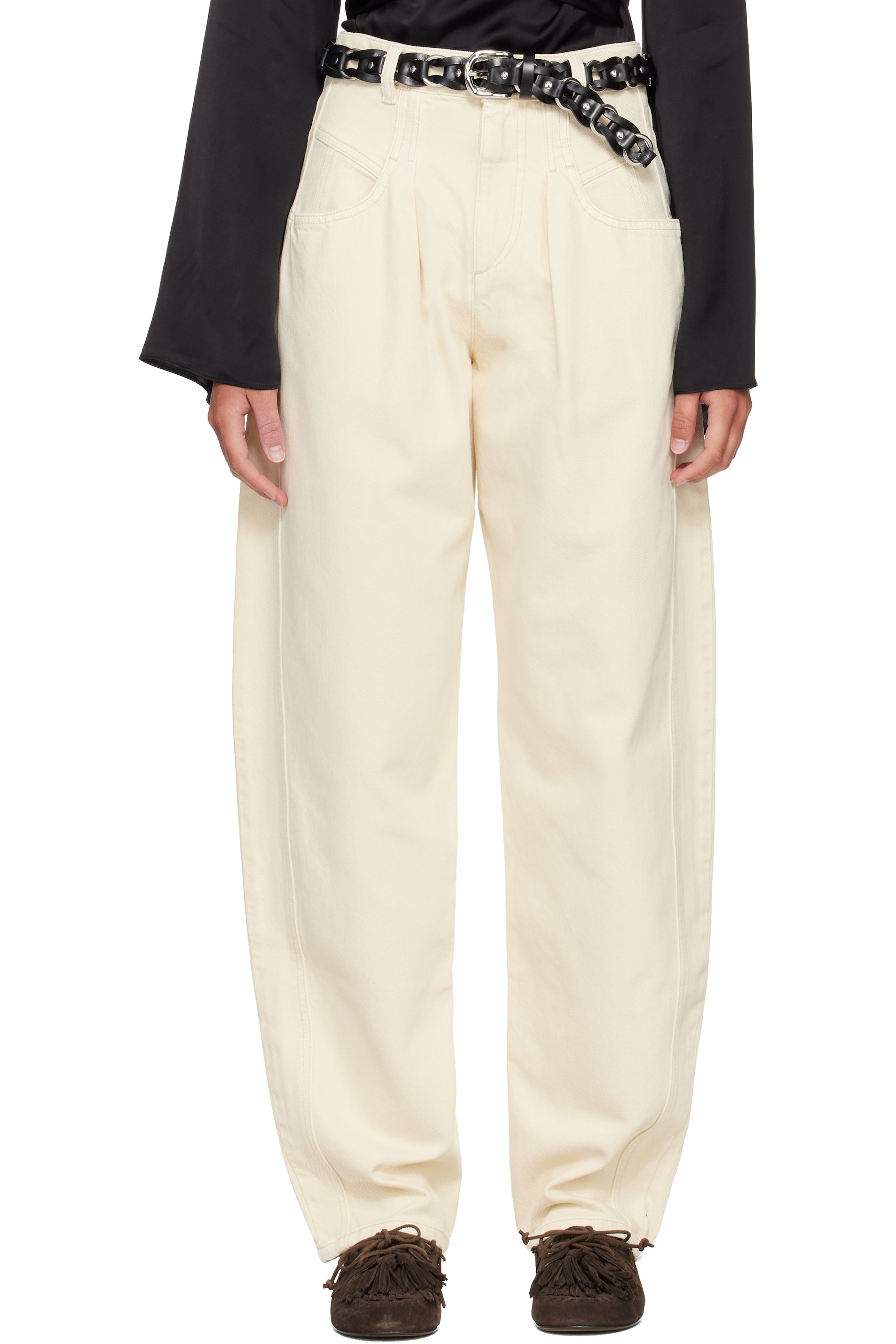 Isabel Marant - Beige Lisha Jeans