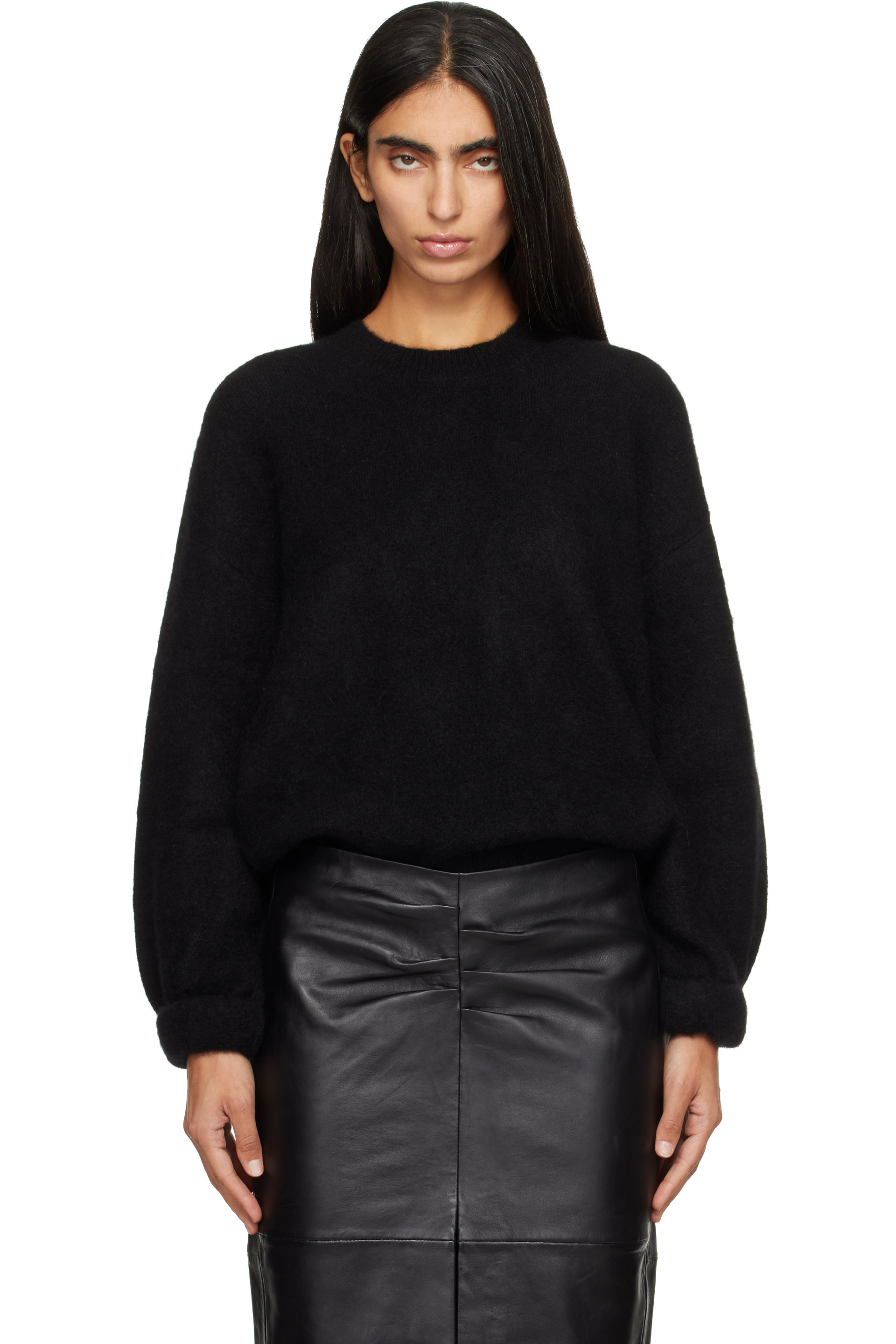 Isabel Marant - Black Stacy Crewneck Sweater