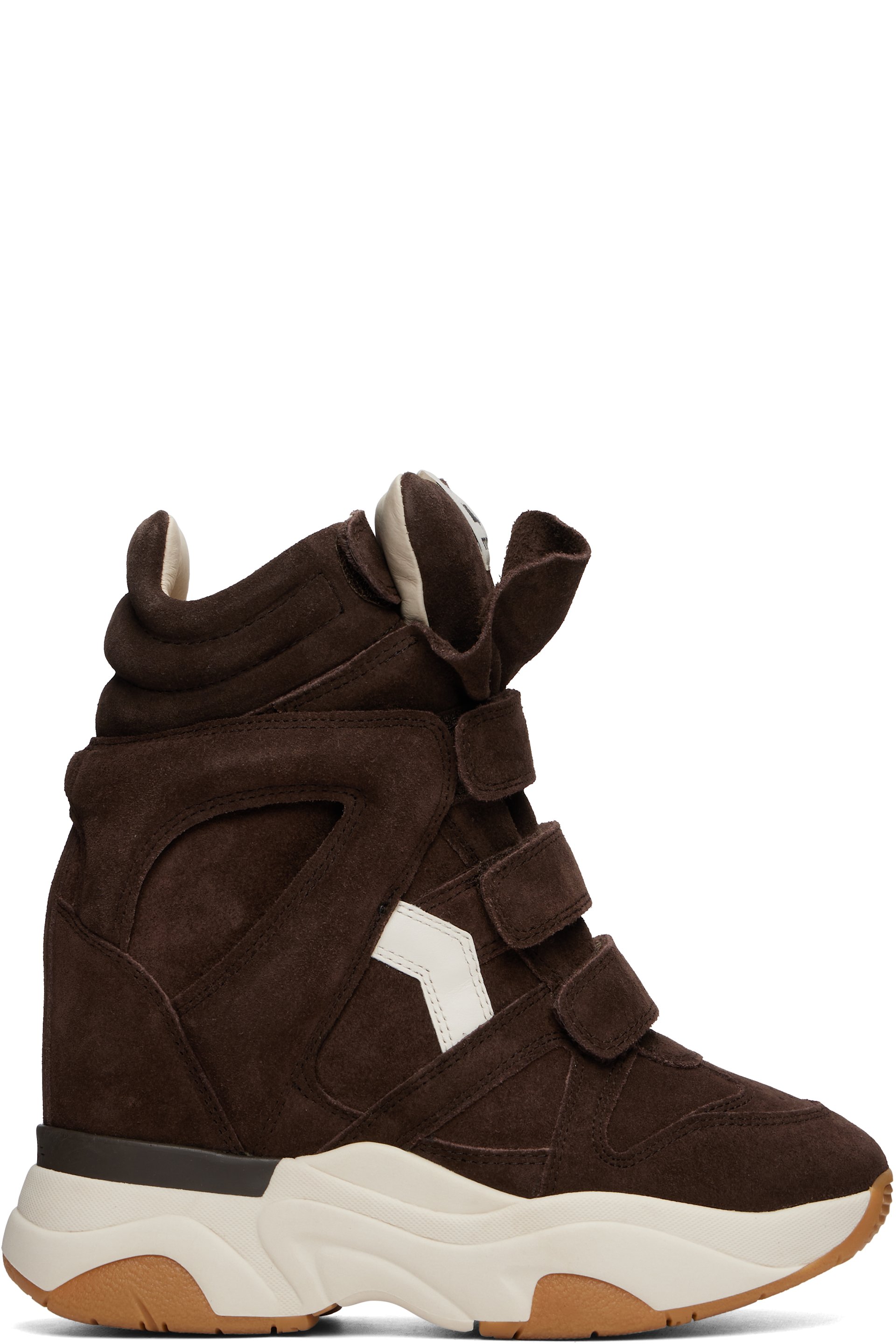 Isabel Marant - 棕色 Balskee 高帮运动鞋