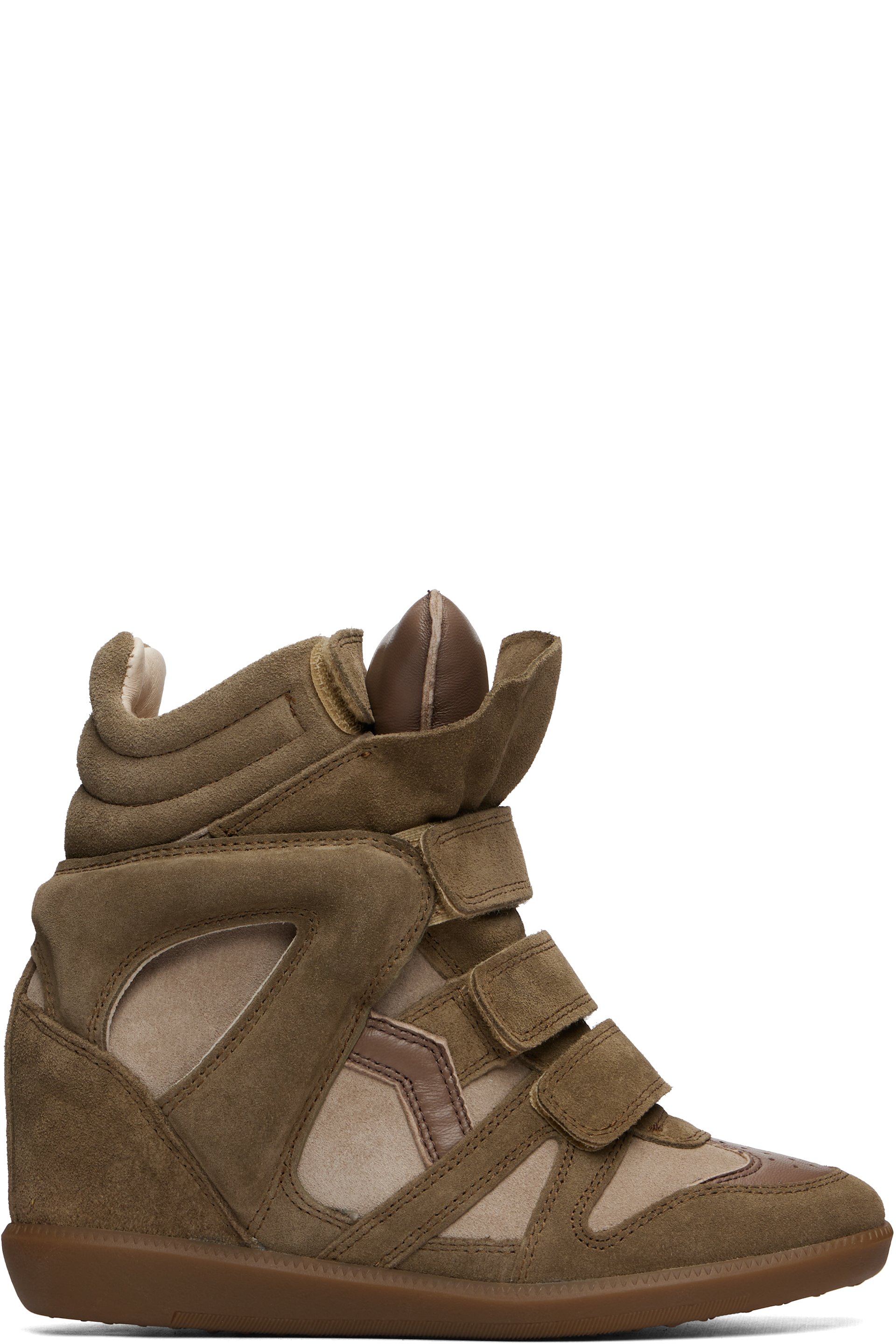 Isabel Marant - 灰褐色 Bekett 高帮运动鞋
