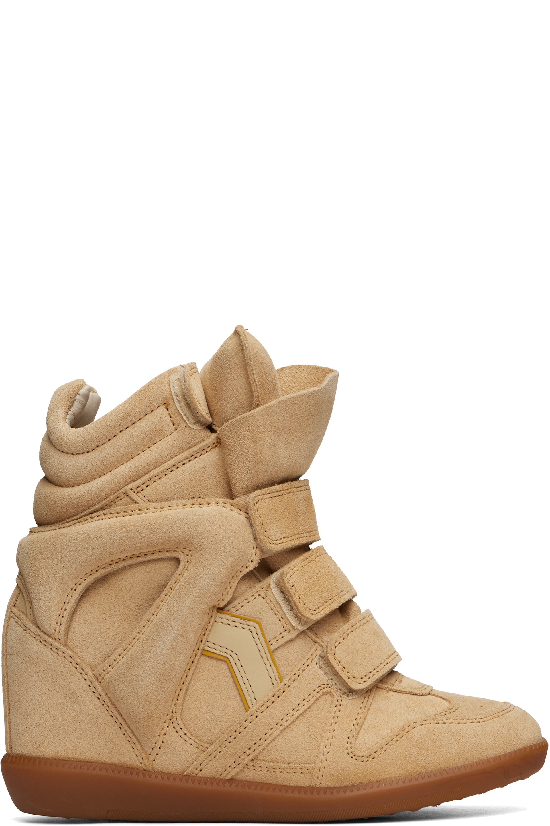 Isabel Marant - 驼色 Bekett 高帮运动鞋