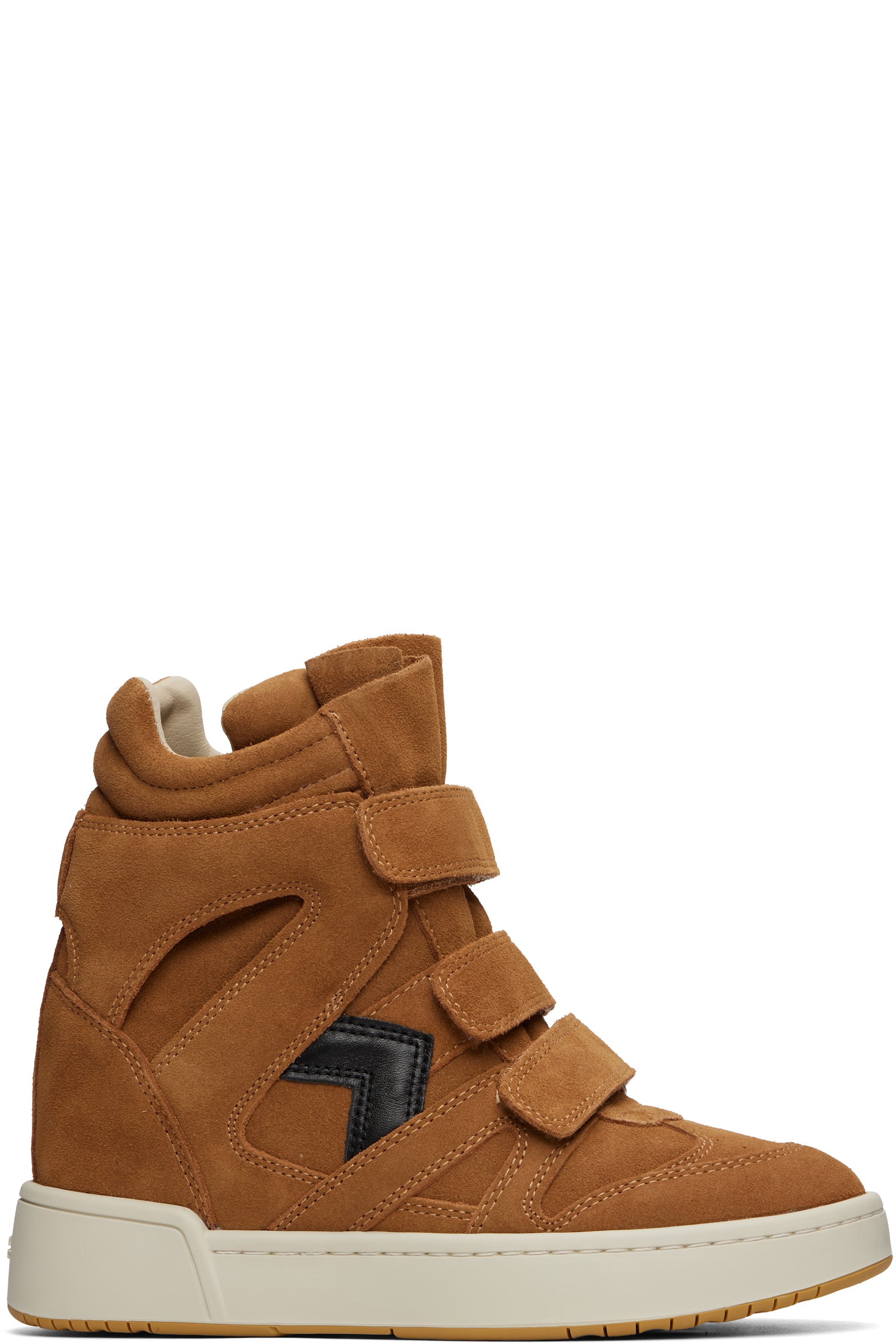 Isabel Marant - 黄褐色 IM3 高帮运动鞋